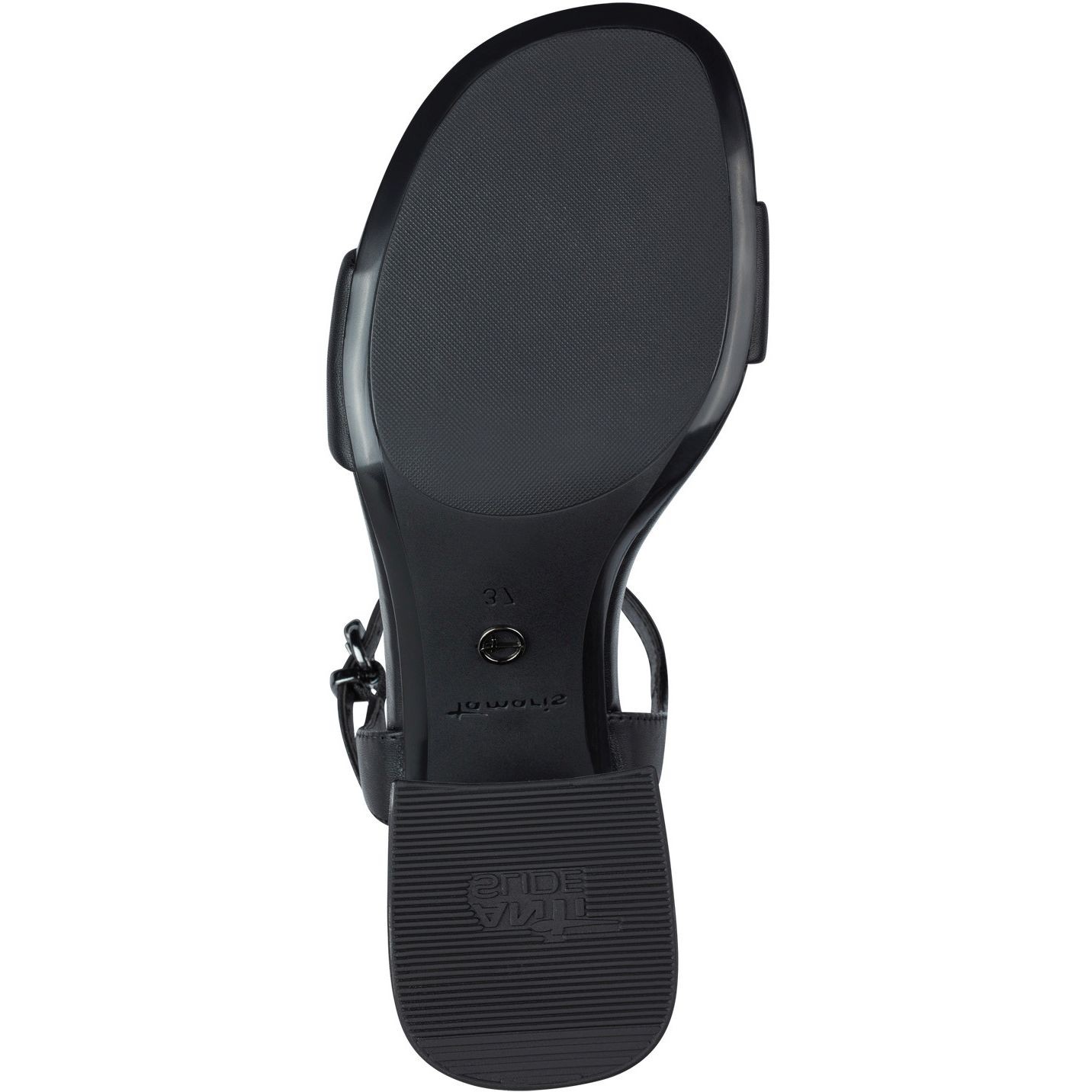 TAMARIS Basutės moterims, Juoda, SANDALS 4