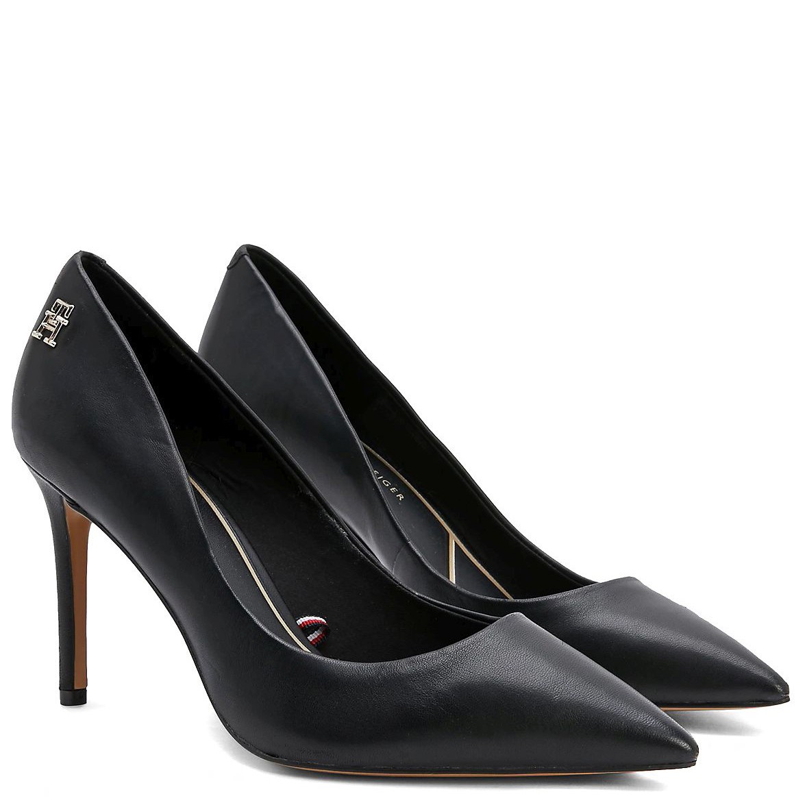 TOMMY HILFIGER Aukštakulniai moterims, Juoda, Pointy pump 2