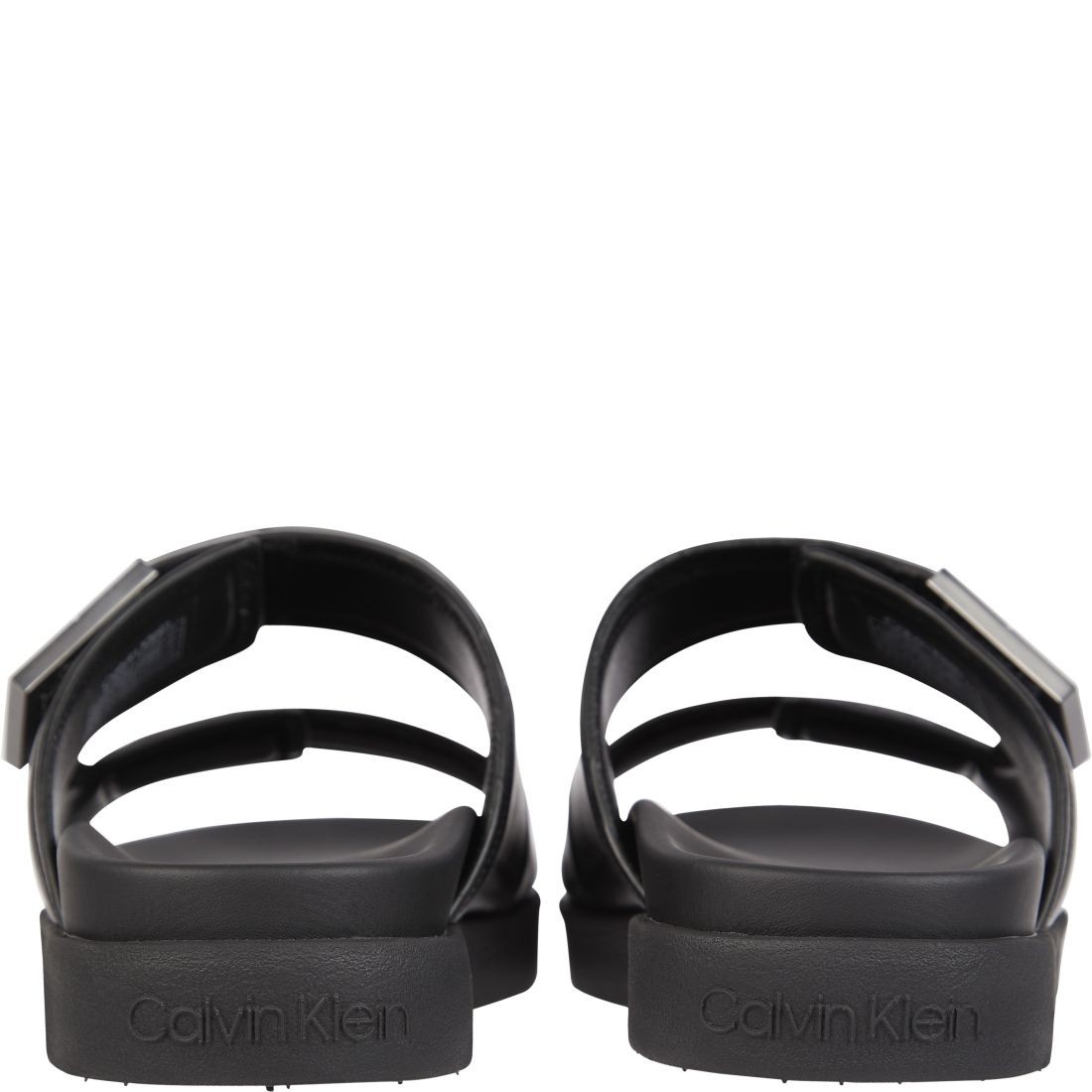 CALVIN KLEIN Šlepetės vyrams, Juoda, Double strap sandal 5