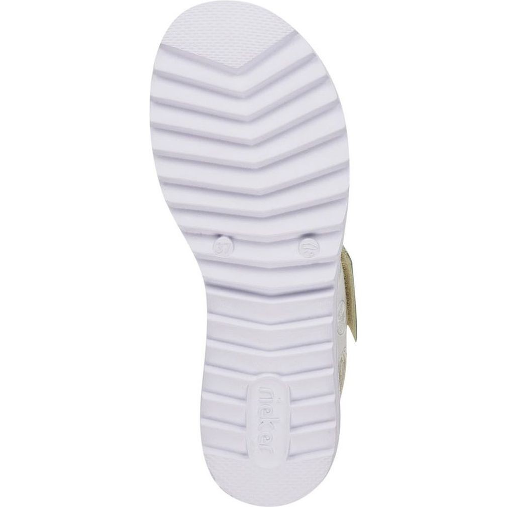 RIEKER Basutės moterims, Balta, SANDALS 7