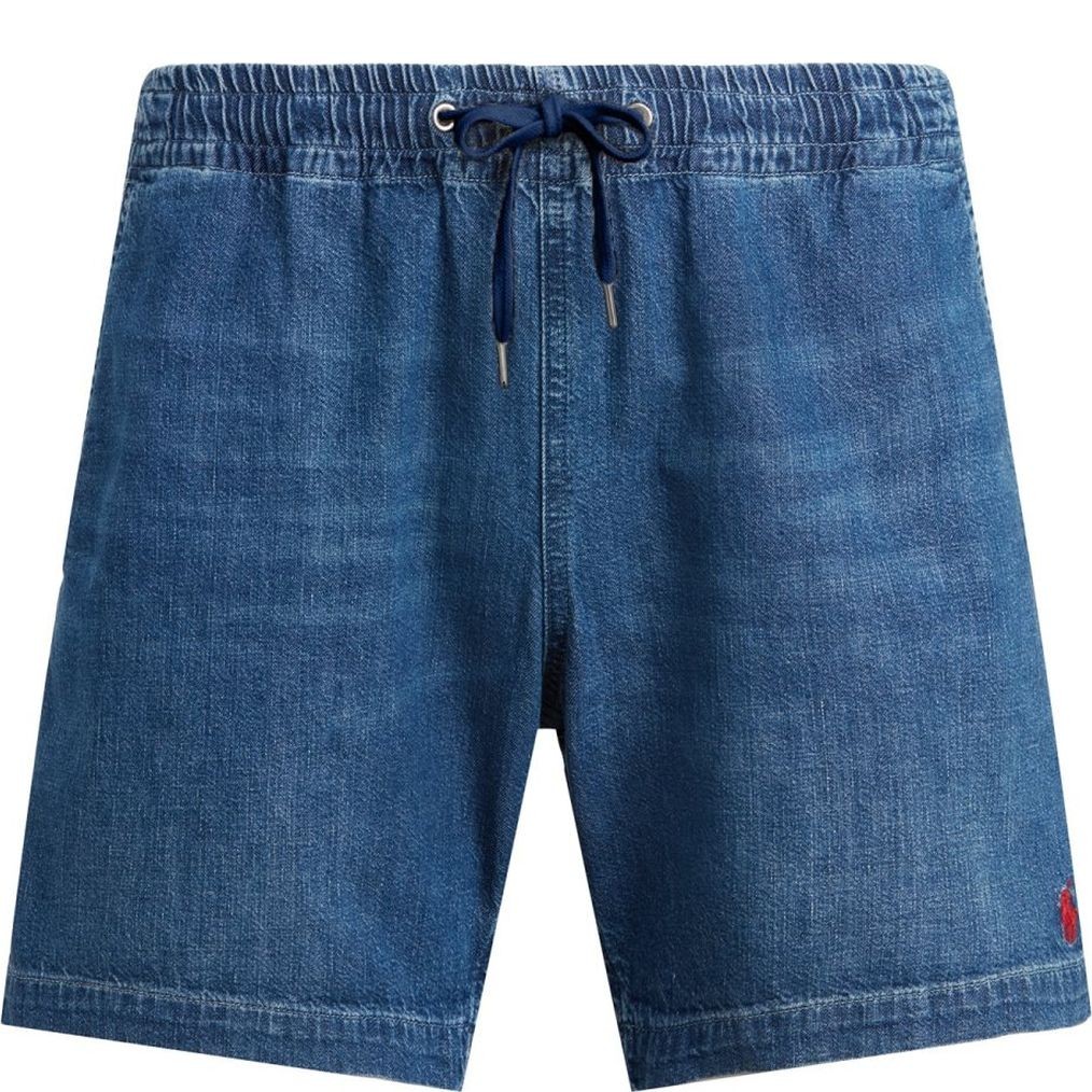 POLO RALPH LAUREN Šortai vyrams, Mėlyna, Inch polo prepster denim short 1