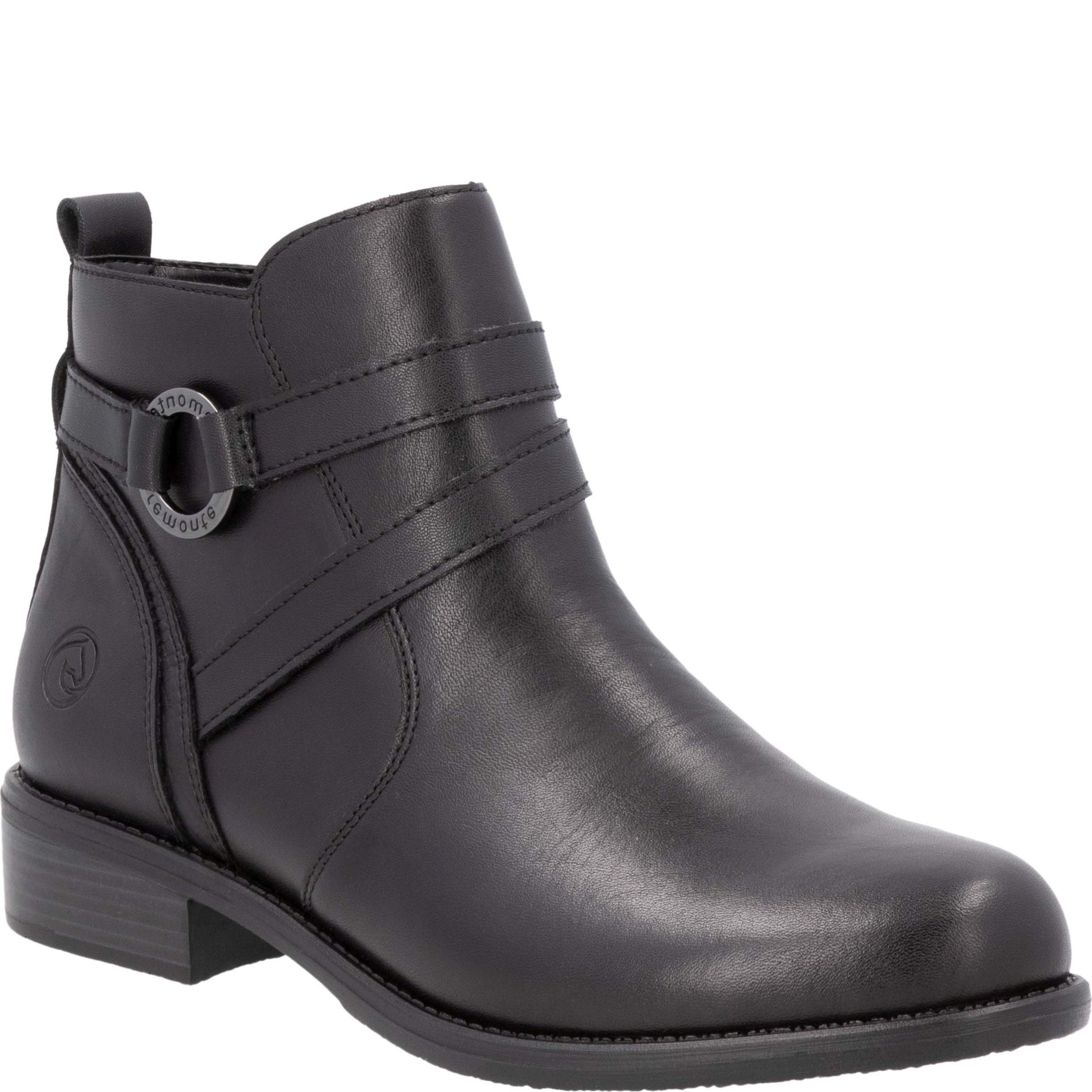 REMONTE Aulinukai moterims, Juoda, Ladies mid height boots 1