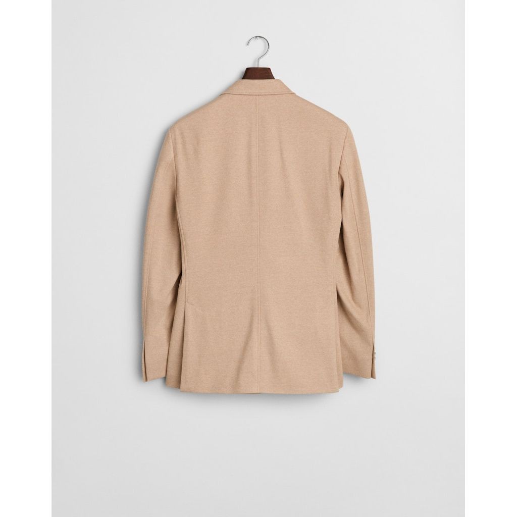 GANT Švarkas vyrams, Chaki, Slim two-tone jersey blazer 2
