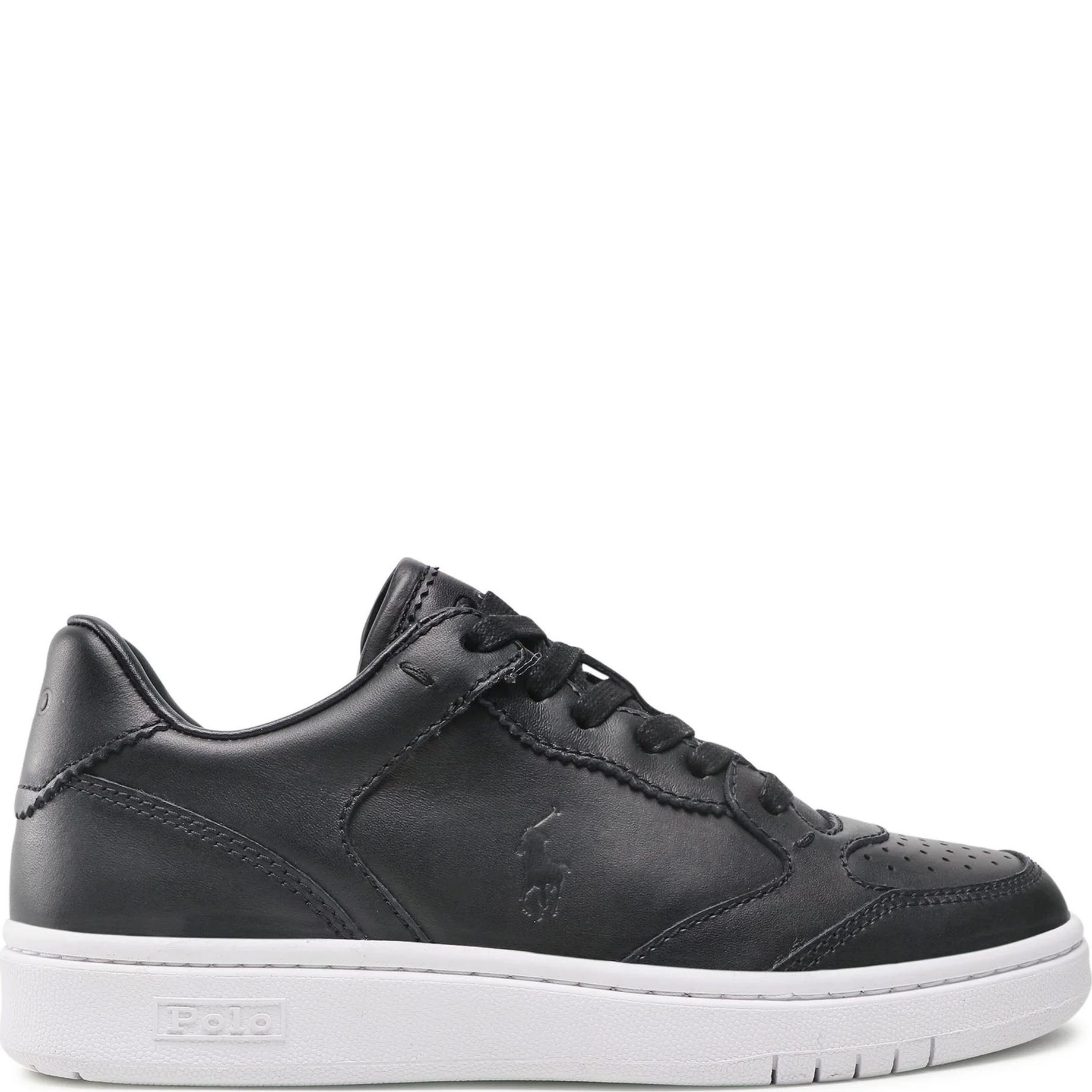 POLO RALPH LAUREN Laisvalaikio bateliai vyrams, Juoda, Low top lace sneakers 2