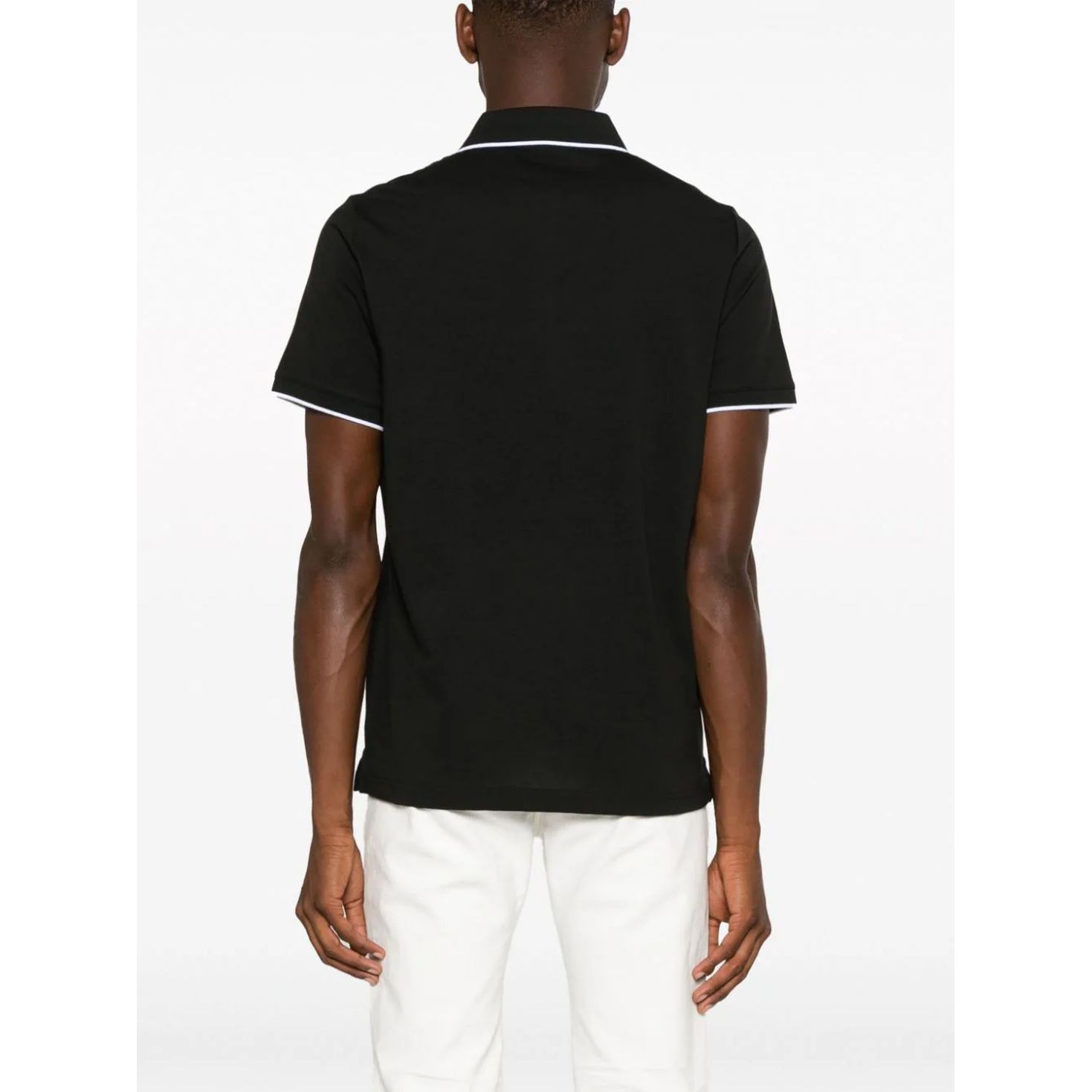 MICHAEL KORS Marškiniai ilgomis rankovėmis vyrams, Juoda, Sustainable polo 4