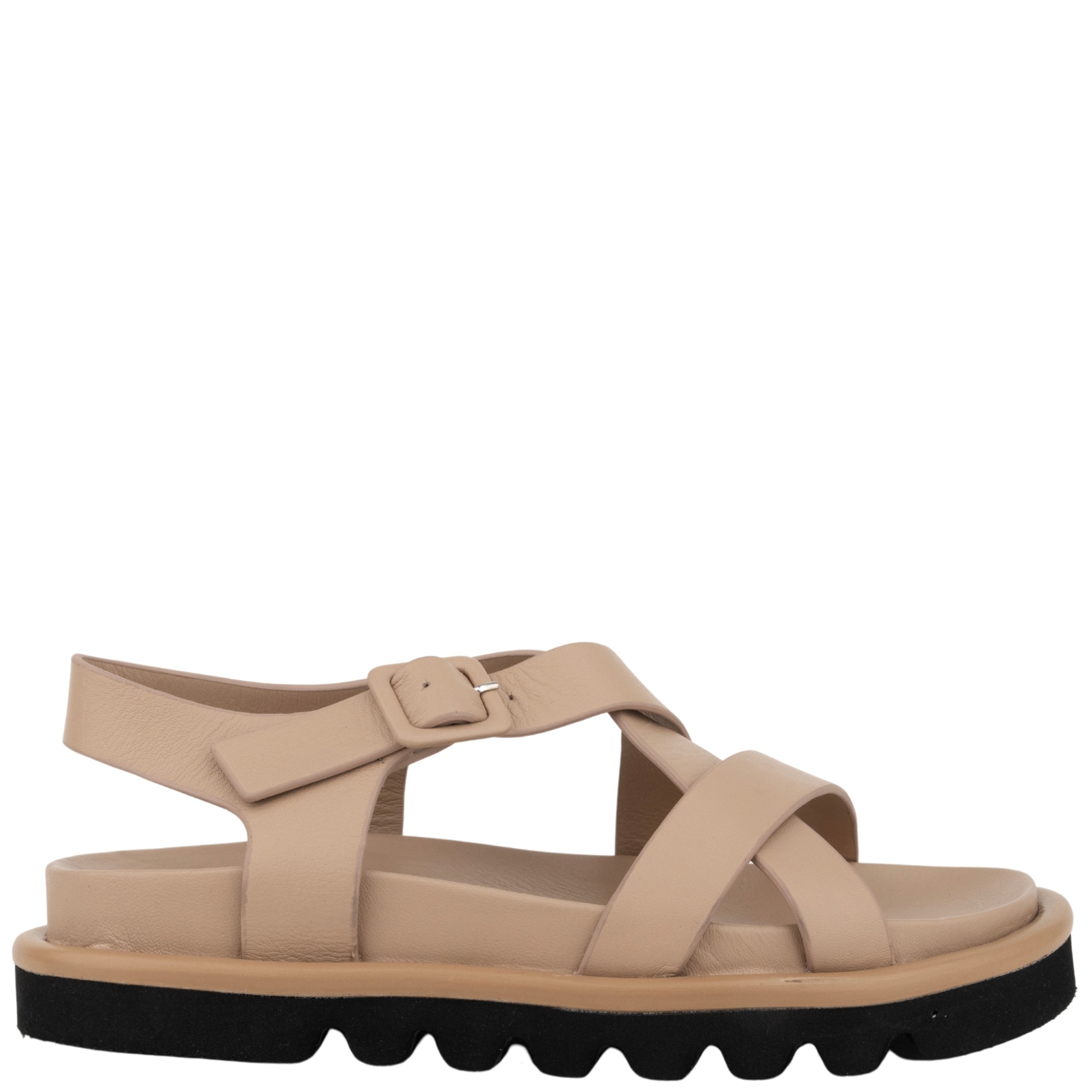 SERGIO MORETTI Basutės moterims, Smėlio, Sandals 2