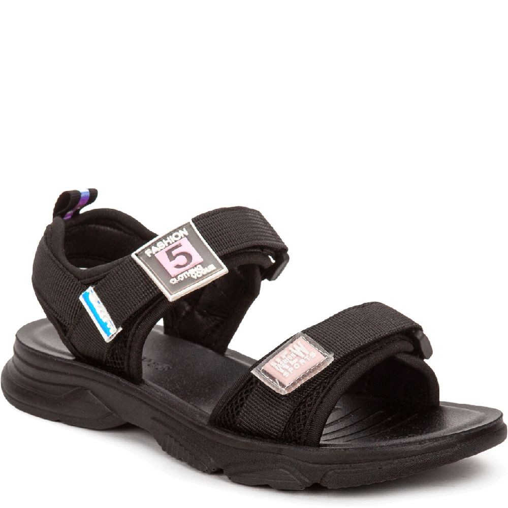 BETSY Basutės mergaitėms, Juoda, SANDALS