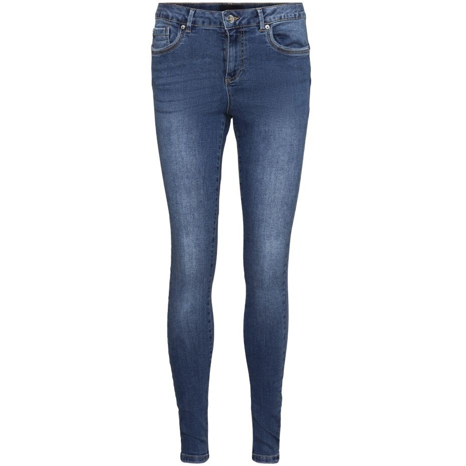 VERO MODA Tiesūs džinsai moterims, Mėlyna, VMALIA MR S SHAPE J V 1