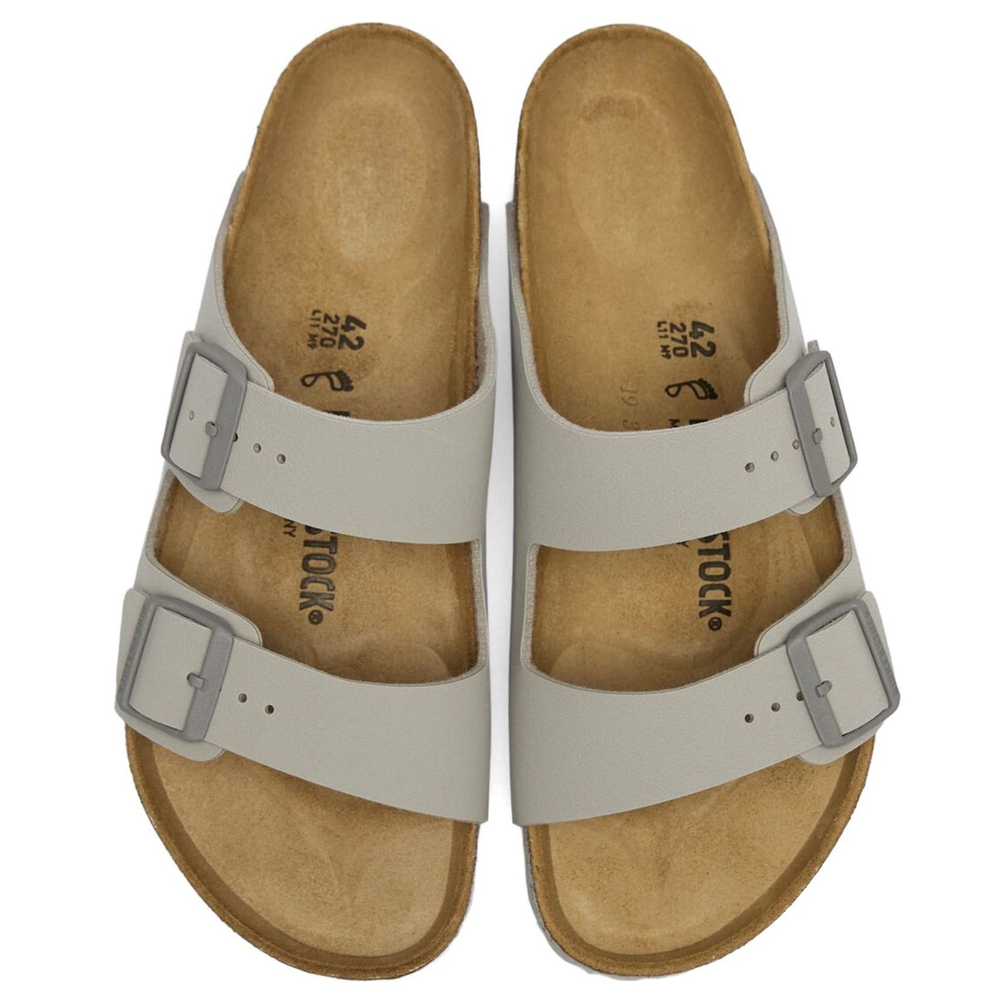 BIRKENSTOCK Šlepetės, Pilka, Arizona BF slippers 3
