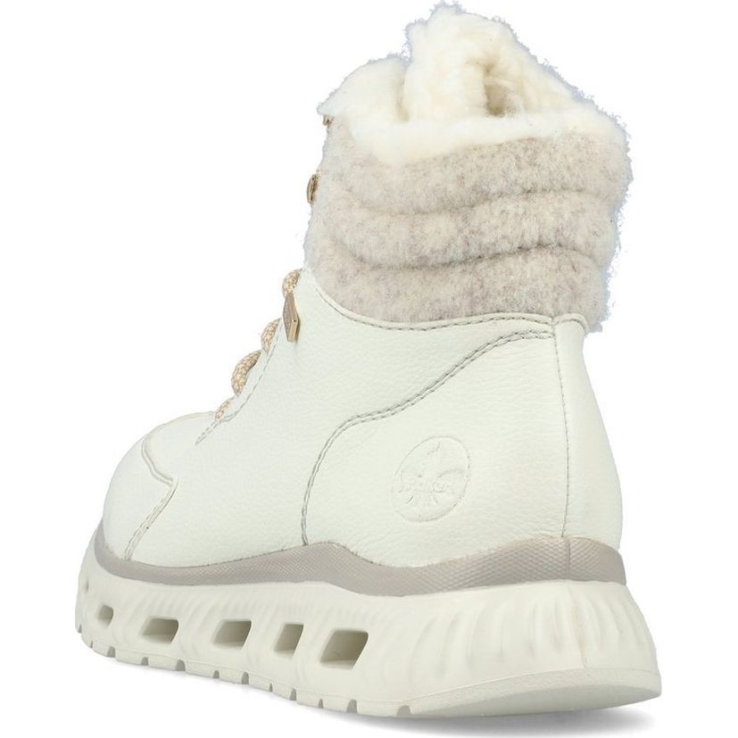 RIEKER Aulinukai moterims, Balta, Ladies mid height boots 4