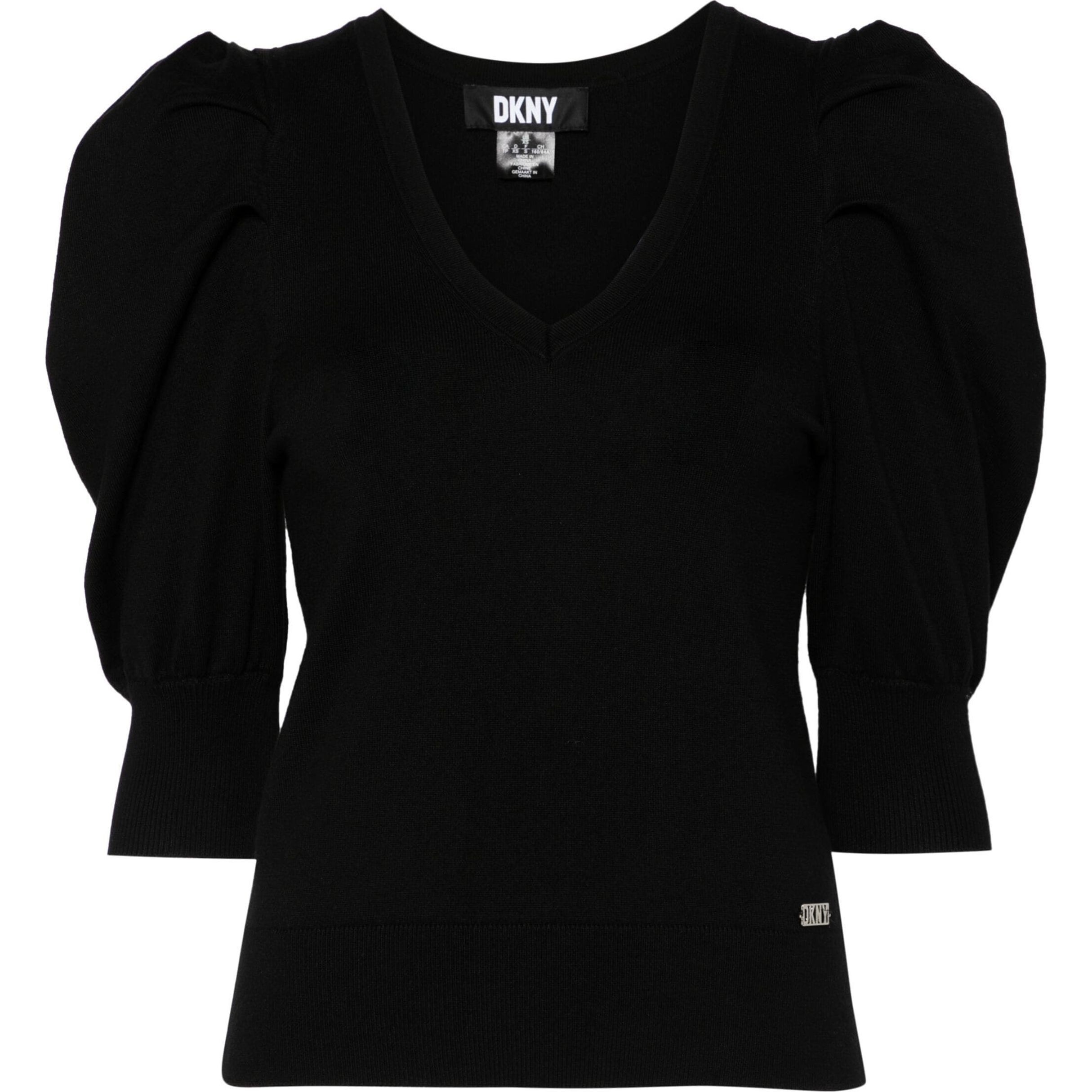 DKNY Megztinis moterims, Juoda, Pullover