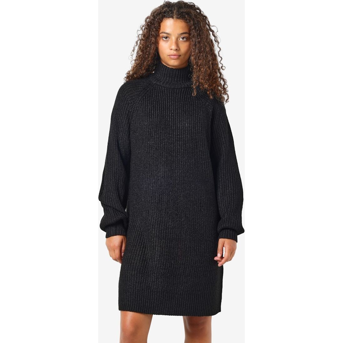 NOISY MAY Megzta suknelė moterims, Juoda, Timmy knit dress 2