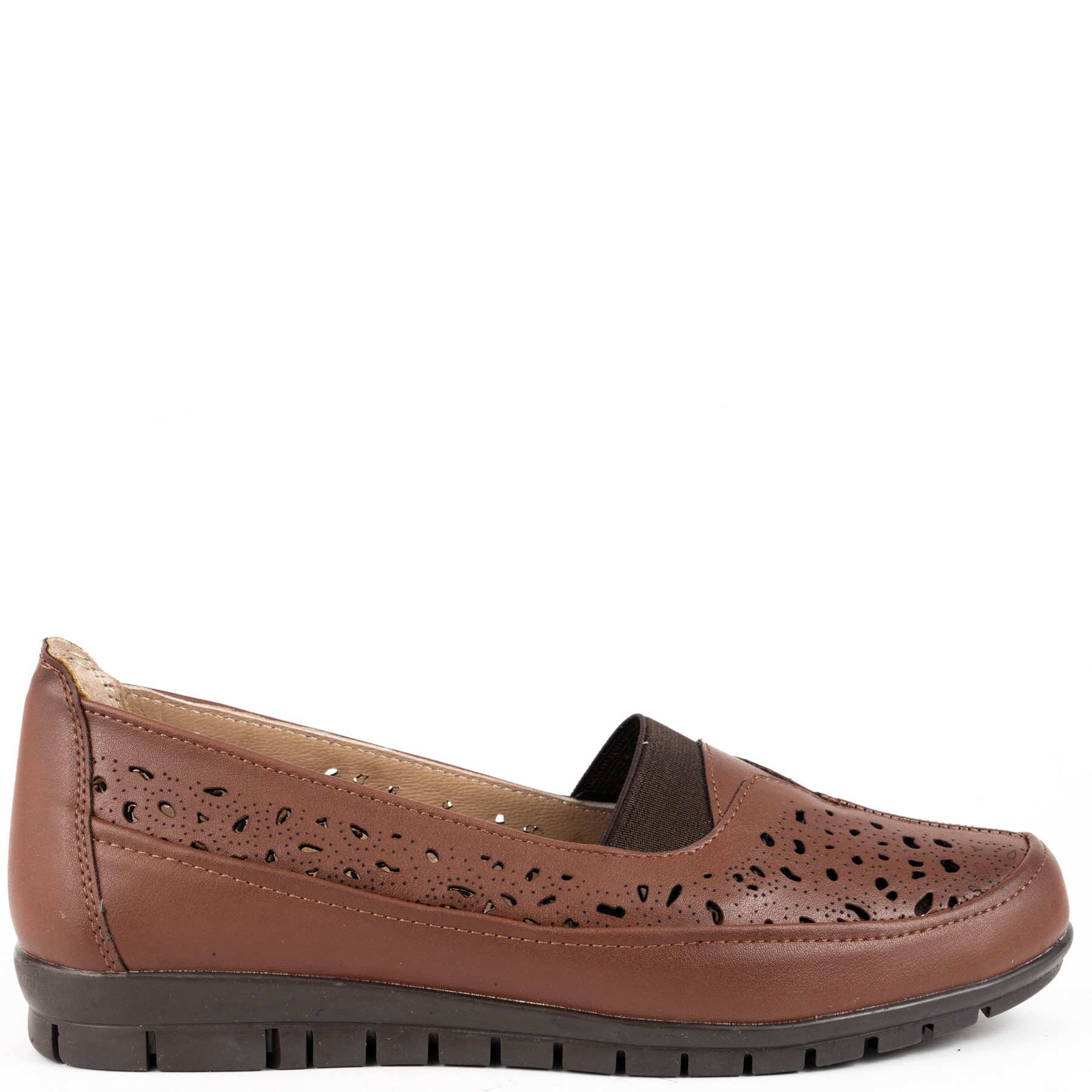 LA CONTE Loaferiai moterims, Ruda, Loafers 2