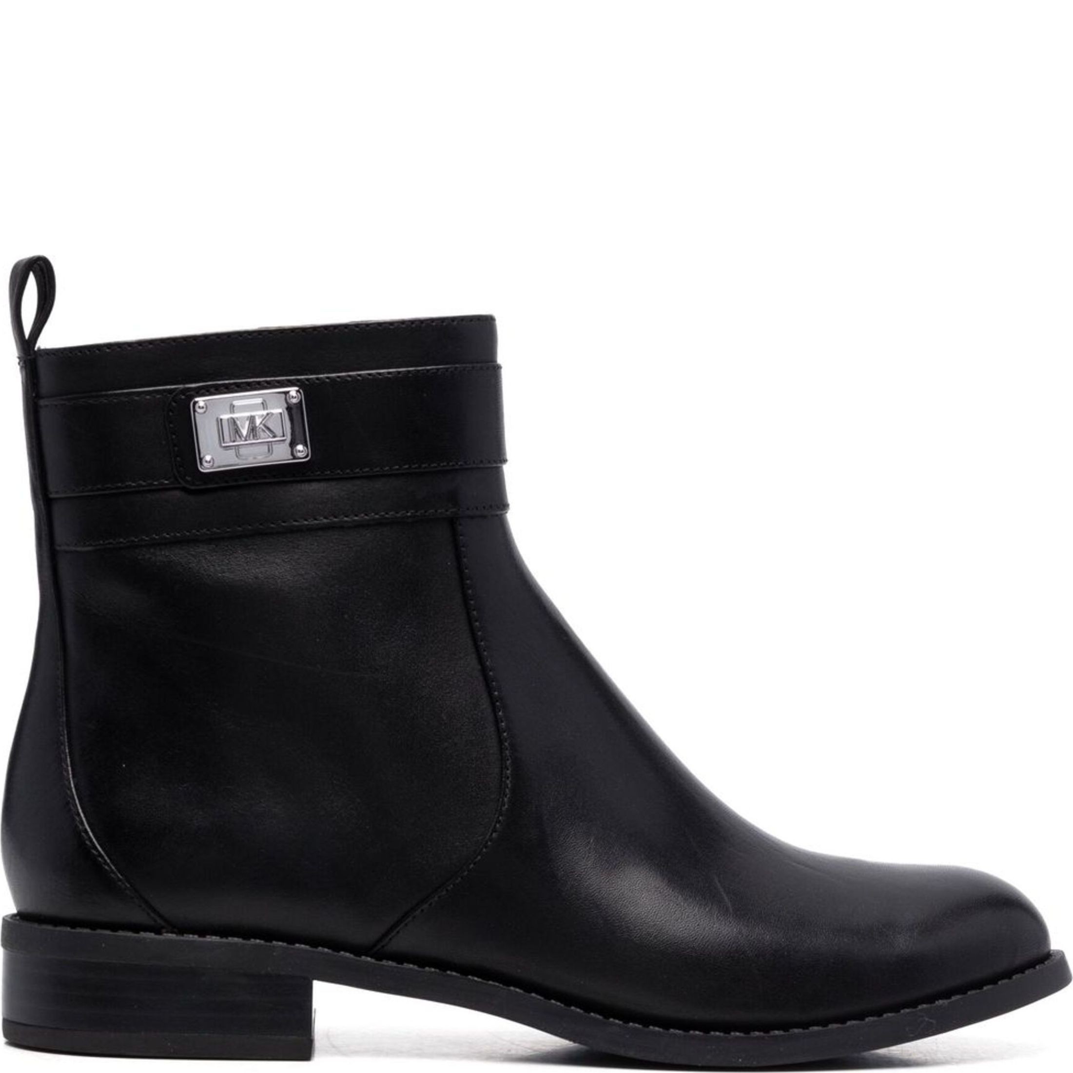 MICHAEL KORS Aulinukai moterims, Juoda, Padma strap flat bootie 2