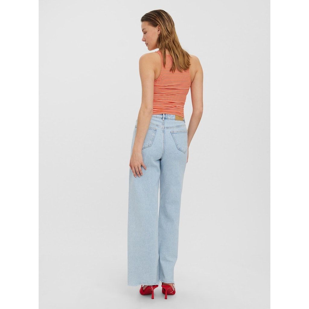 VERO MODA Striukė moterims, Balta, VMJILL SL TOP JRS GA 3