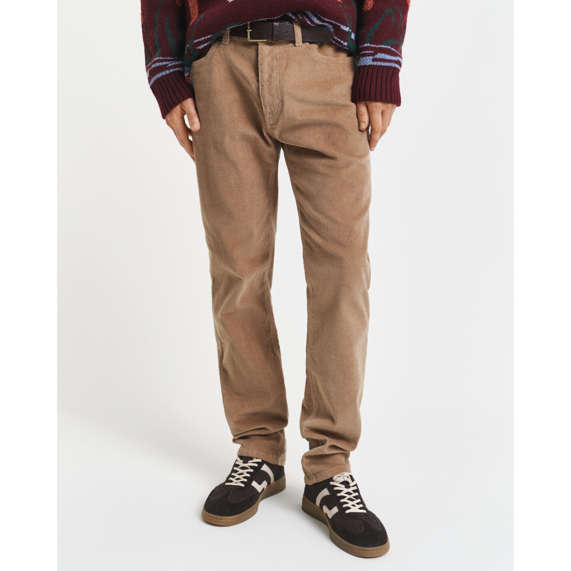 GANT Regular džinsai vyrams, Smėlio, reg cord jeans 3