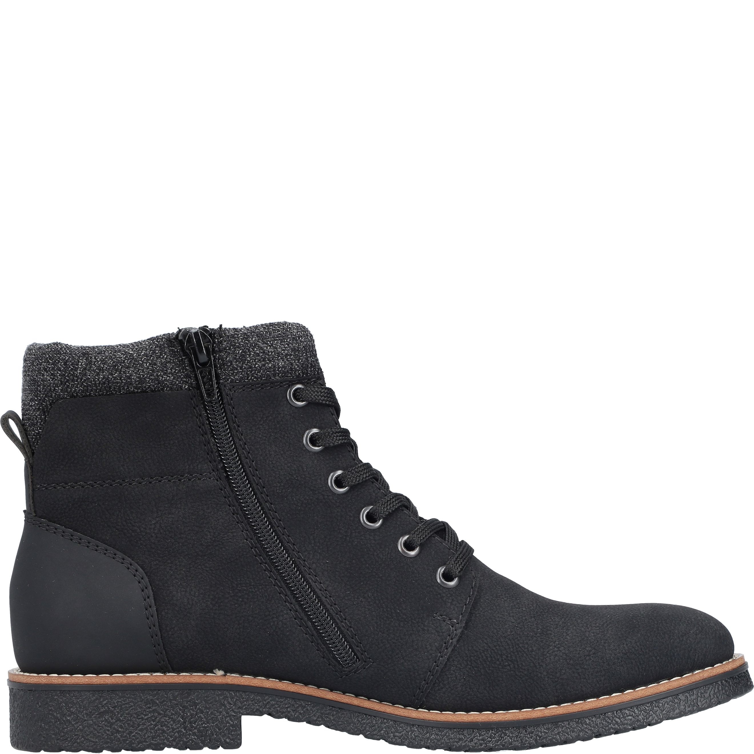 RIEKER Aulinukai vyrams, Juoda, BOOTIES 3