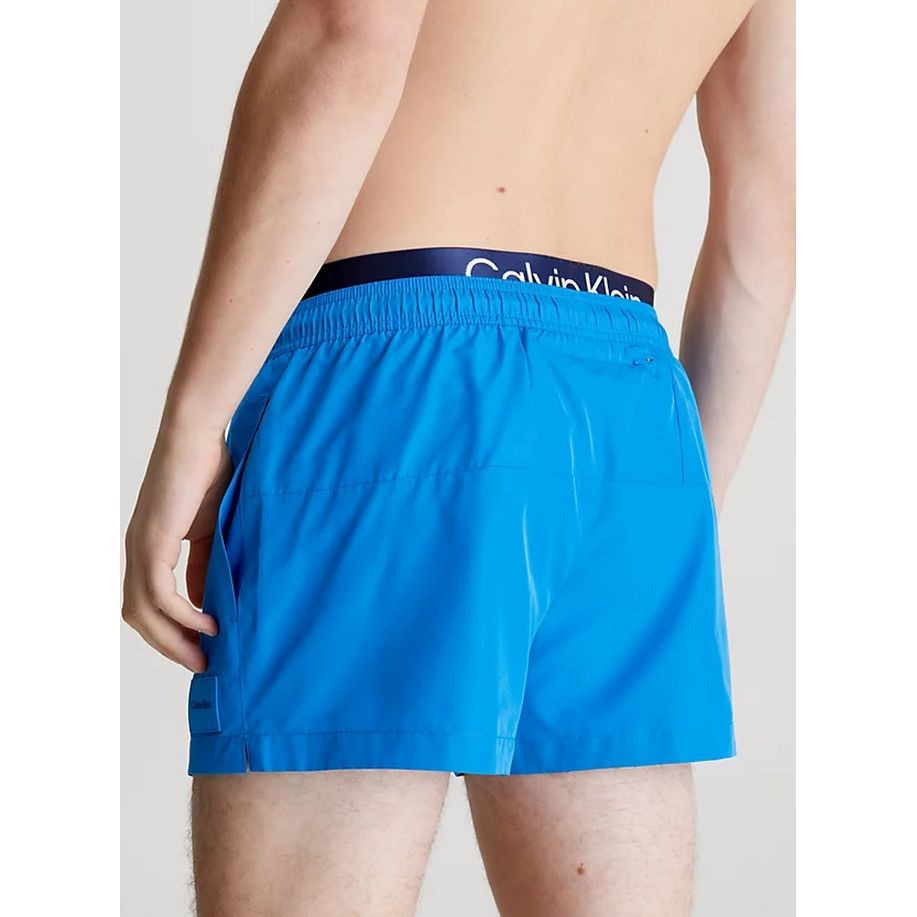 CALVIN KLEIN UW Apatinė kostiumėlio dalis vyrams, Mėlyna, Swim trunk 3