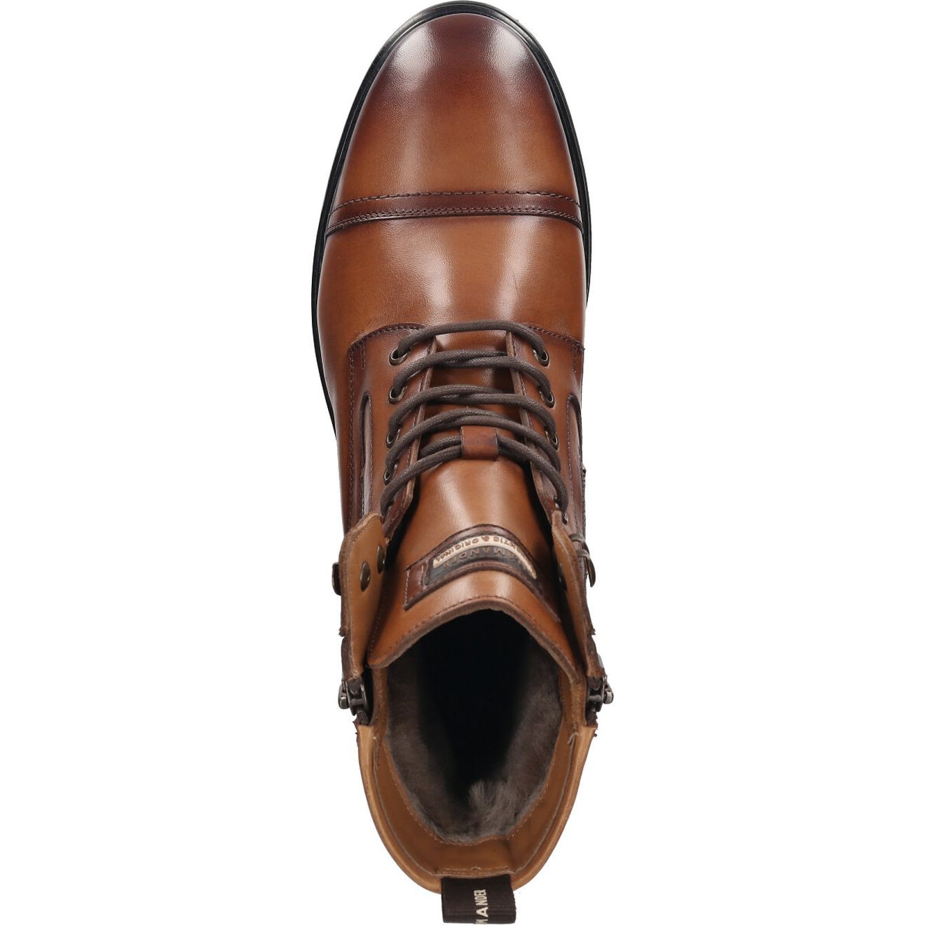 SALAMANDER Pašiltinti aulinukai vyrams, Ruda, Wm booties 6