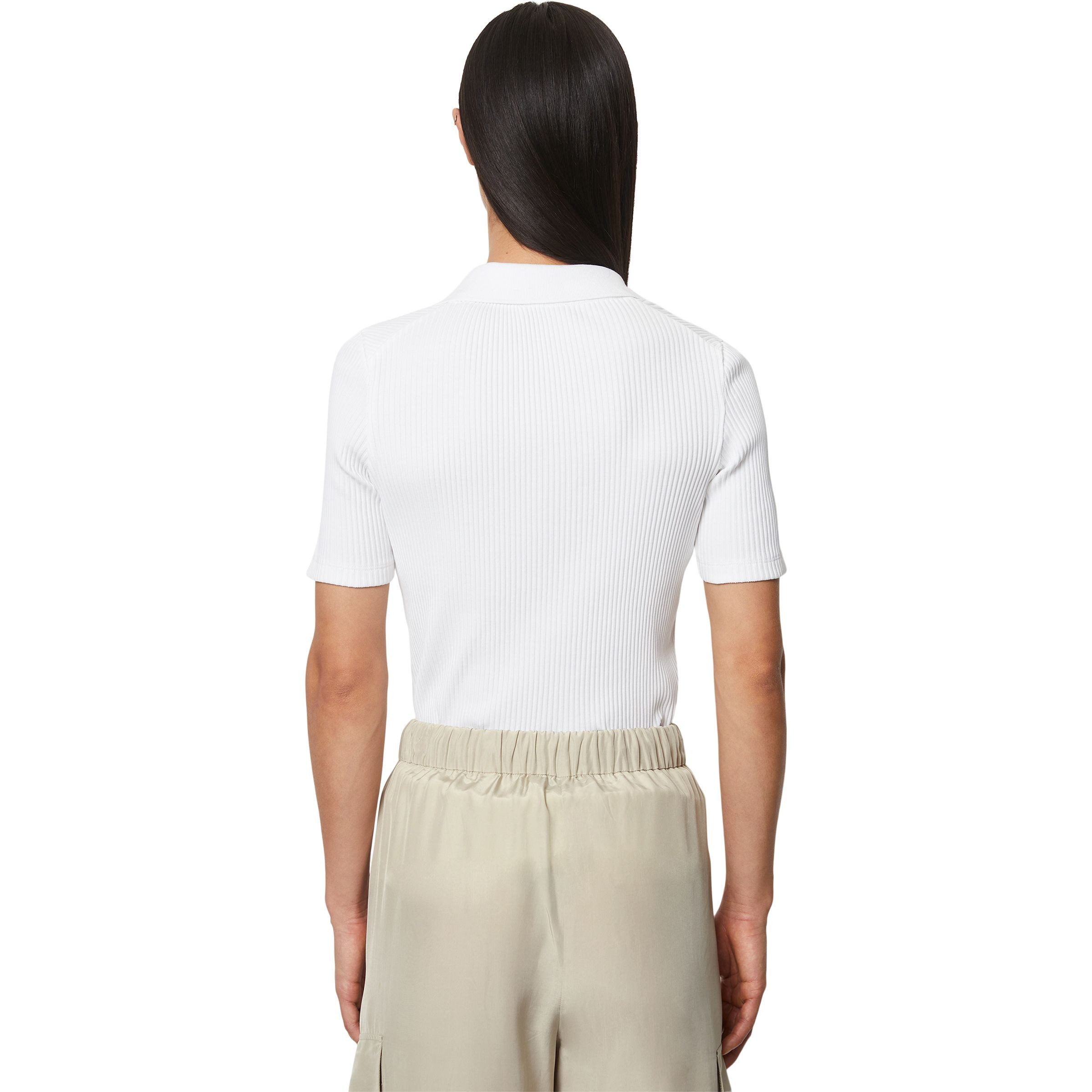 MARC O'POLO Polo marškiniai trumpos rank. moterims, Balta 3