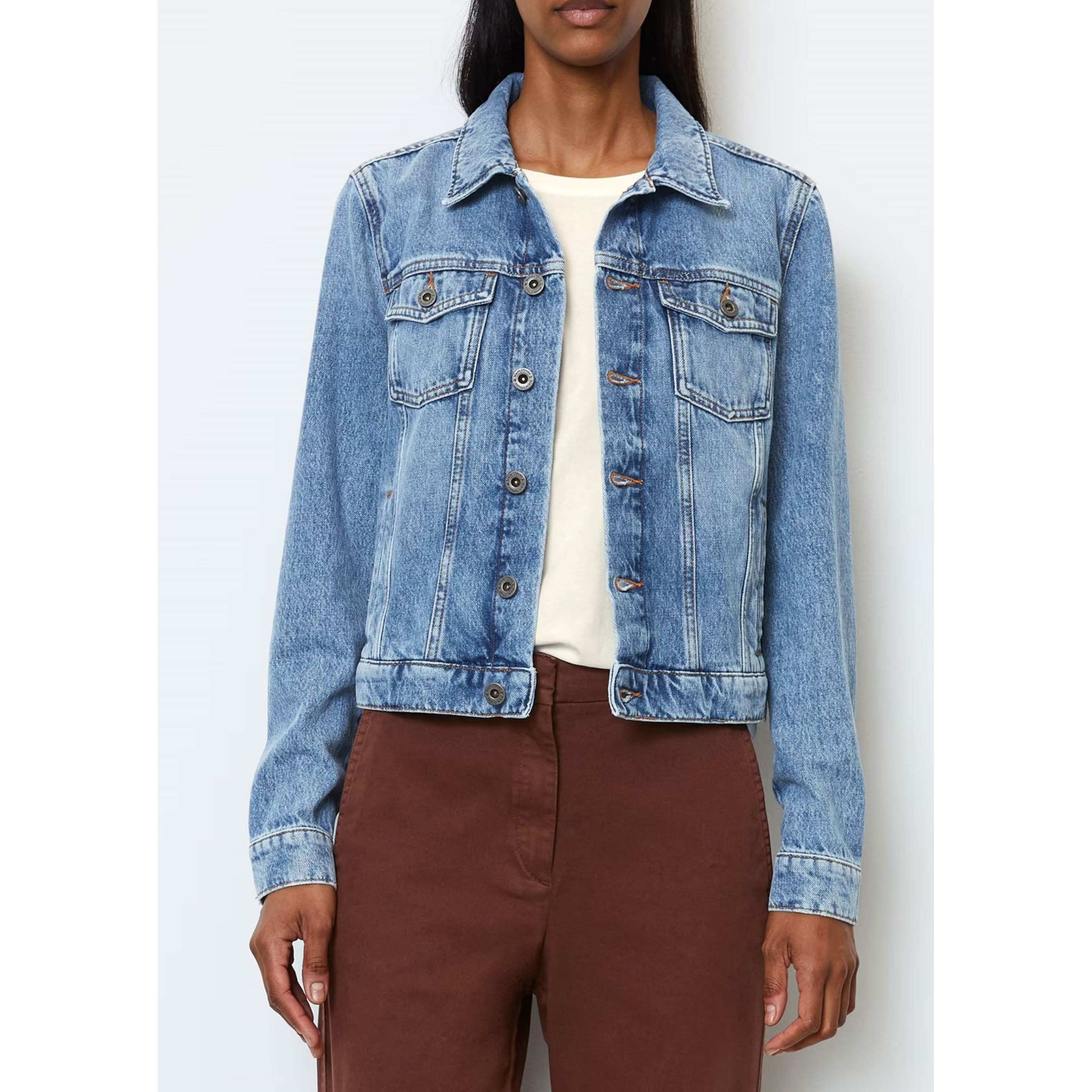 MARC O'POLO Džinsinis švarkas moterims, Mėlyna 2