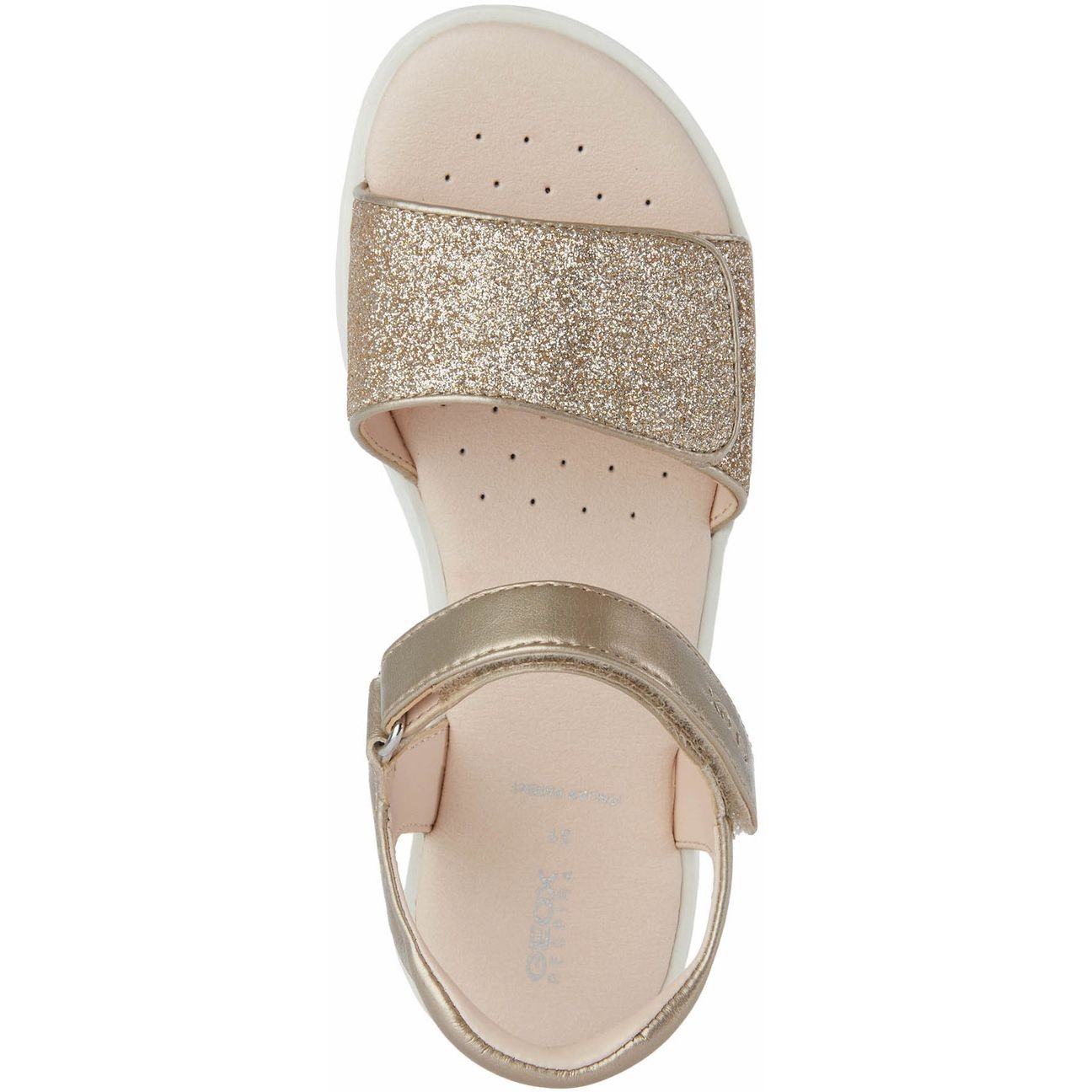 GEOX Basutės mergaitėms, Auksinė, CORALIE SANDALS 5