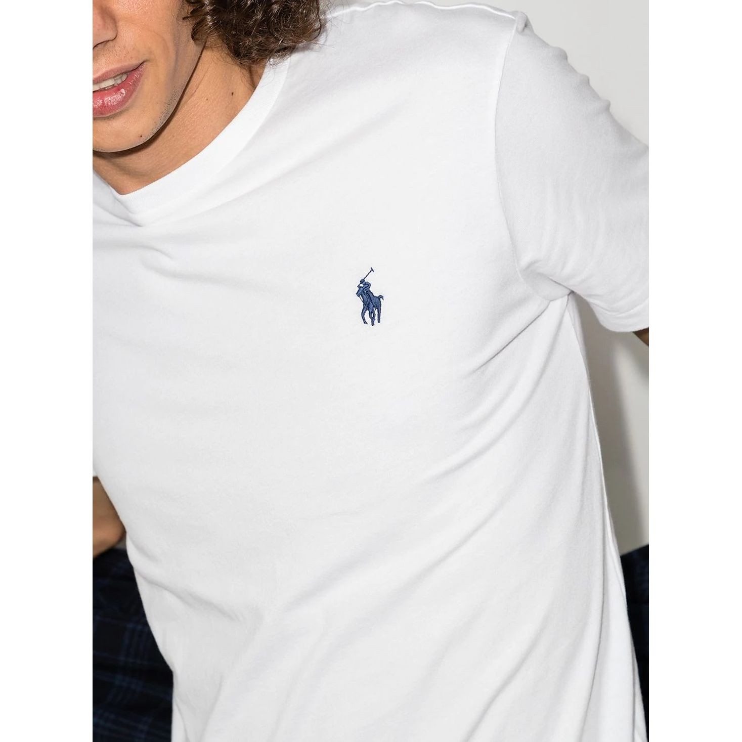 POLO RALPH LAUREN Marškinėliai trump. rankovėmis vyrams, Balta, Short sleeve t-shirt 4