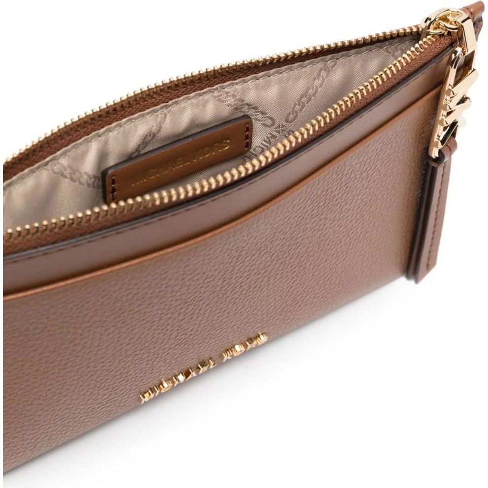 MICHAEL KORS Piniginė moterims, Ruda, LG zip card case 3