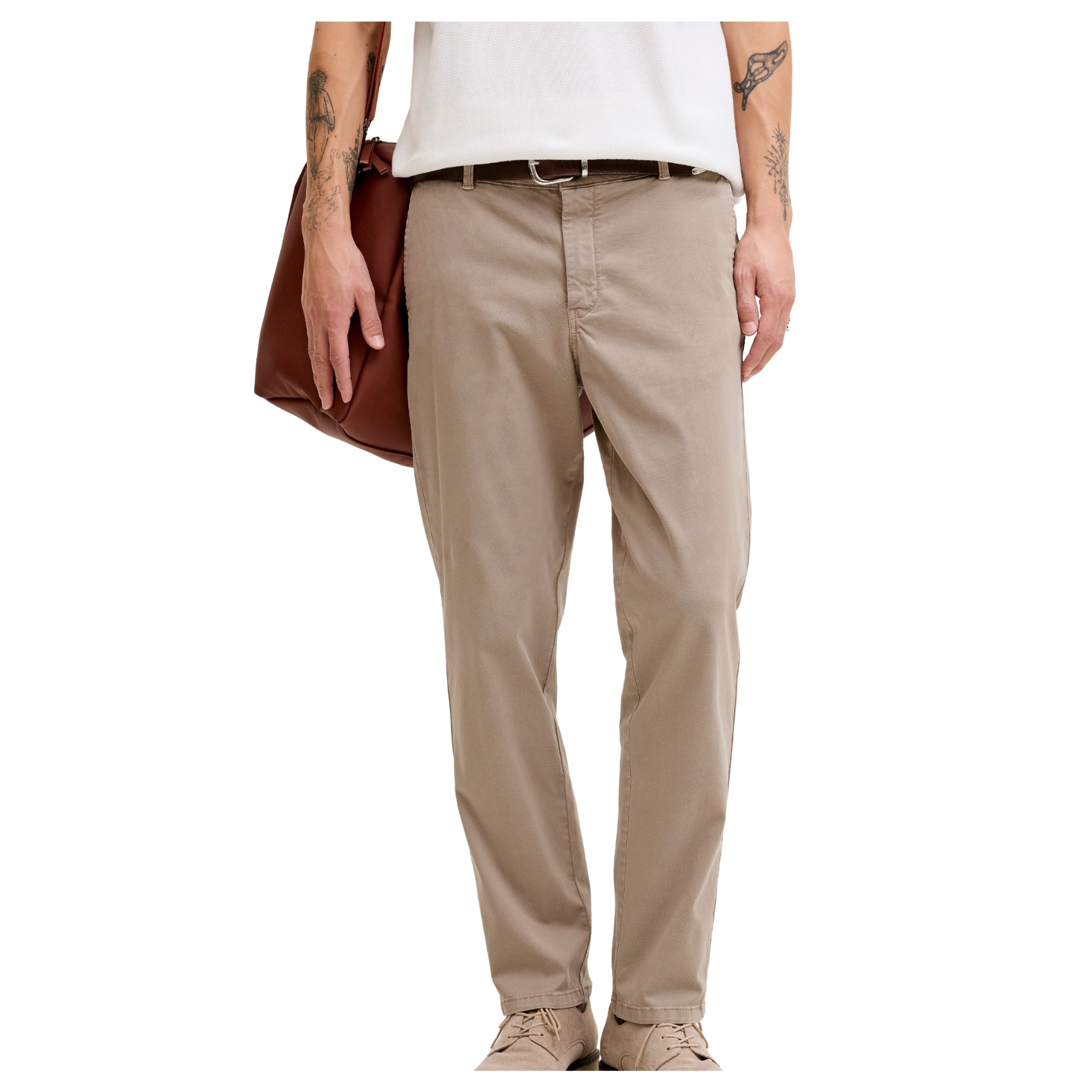 JACK & JONES Kelnės vyrams, Smėlio, Tollie vance 4