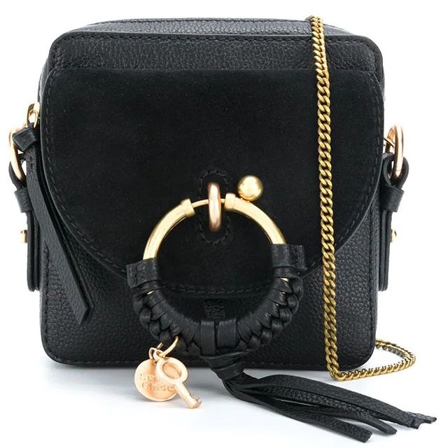 SEE BY CHLOE Rankinė per petį moterims, Juoda, Joan shoulder bag 1
