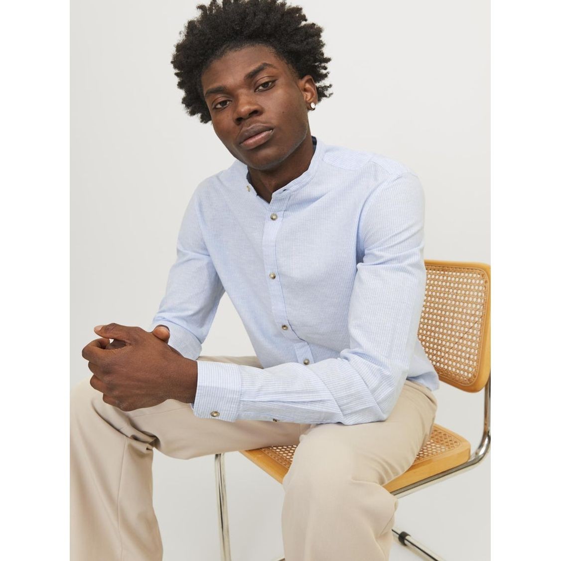 JACK & JONES Marškiniai vyrams, Mėlyna, Jjesummer shirts 7