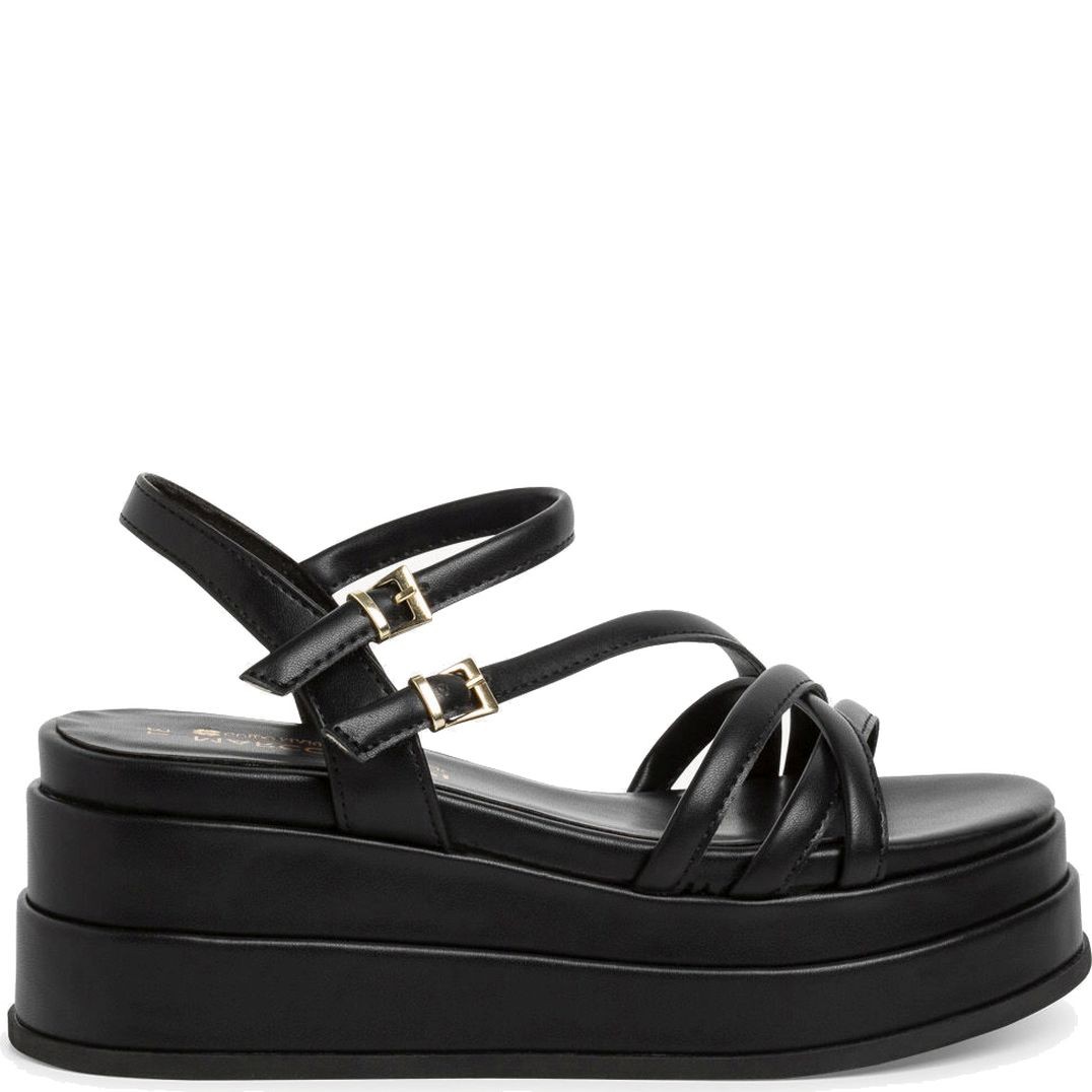 MARCO TOZZI Basutės moterims, Juoda, SANDALS 2