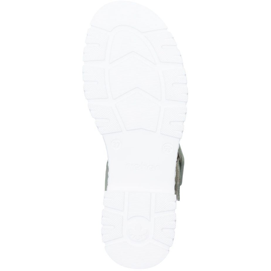 RIEKER Basutės moterims, Žalia, SANDALS 9