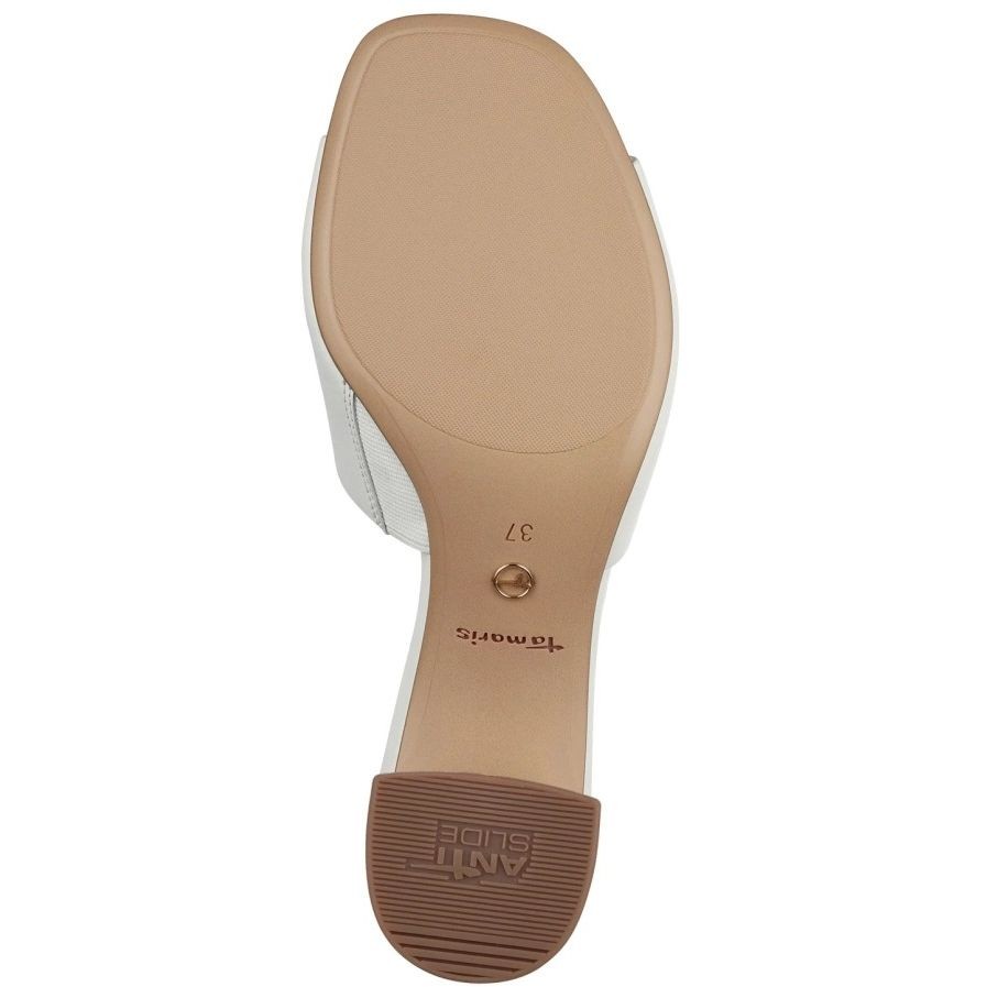 TAMARIS Klumpės moterims, Balta, MULES 4