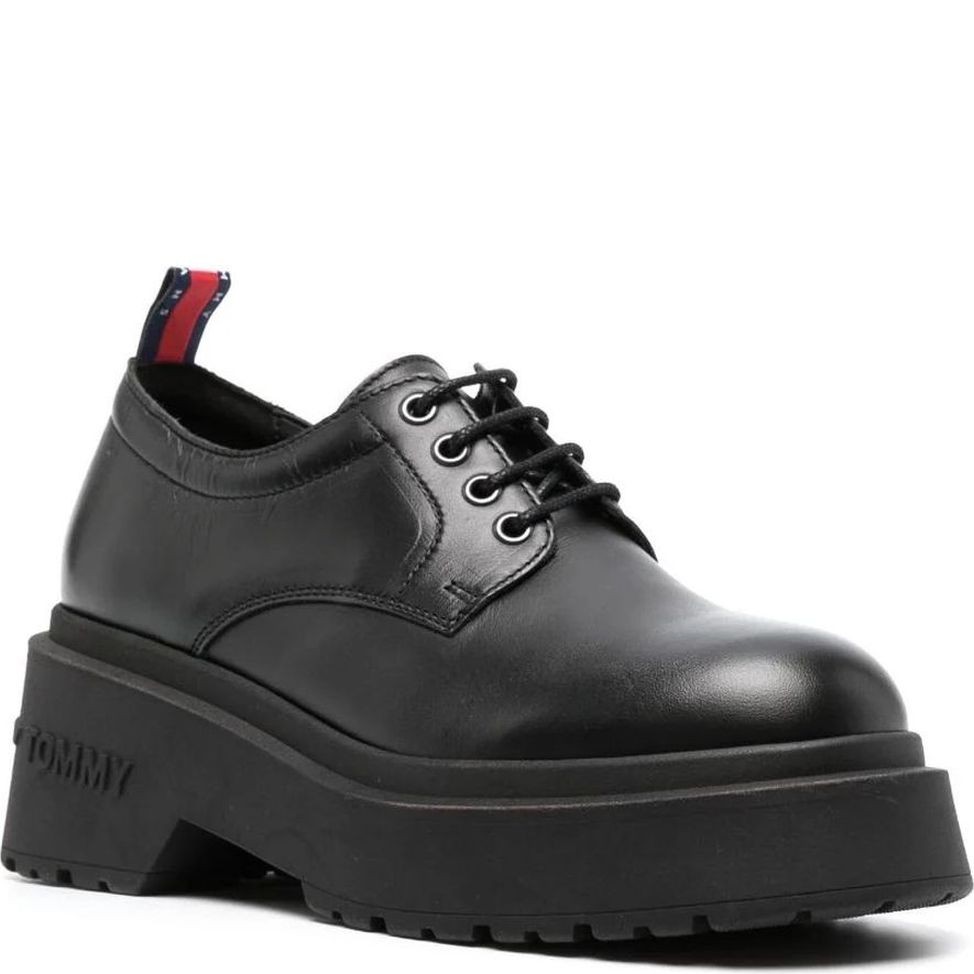 TOMMY JEANS Klasikiniai batai moterims, Juoda, Ava lace up formal 1