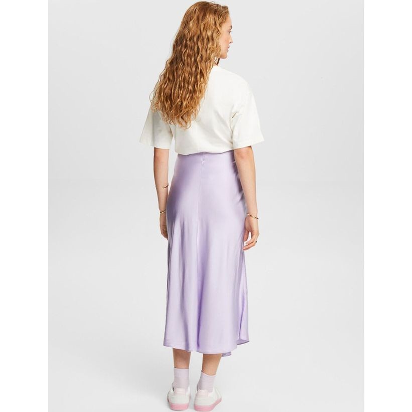 ESPRIT Midi sijonas moterims, purple, F*SUS*sateen Midi skirt 3