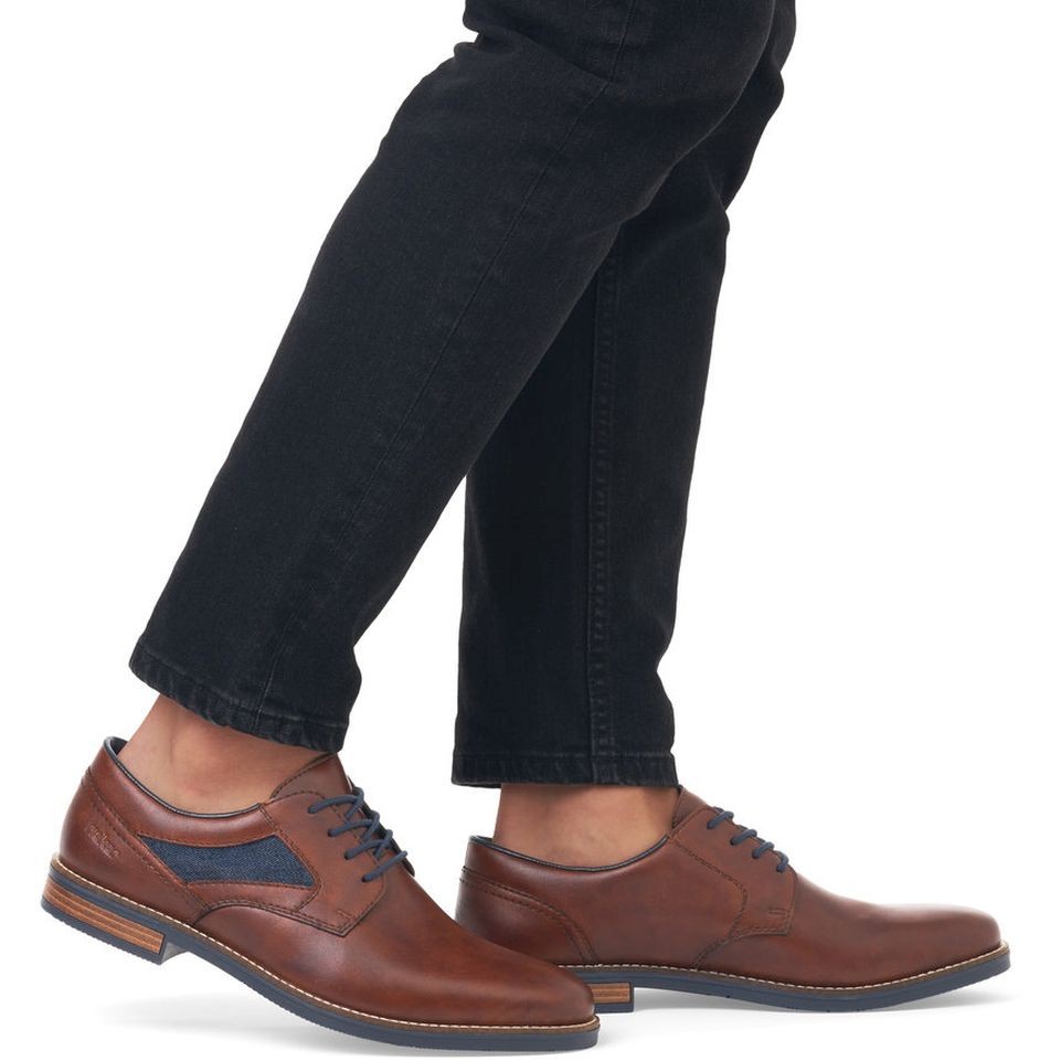 RIEKER Klasikiniai batai vyrams, Ruda, FORMAL 2