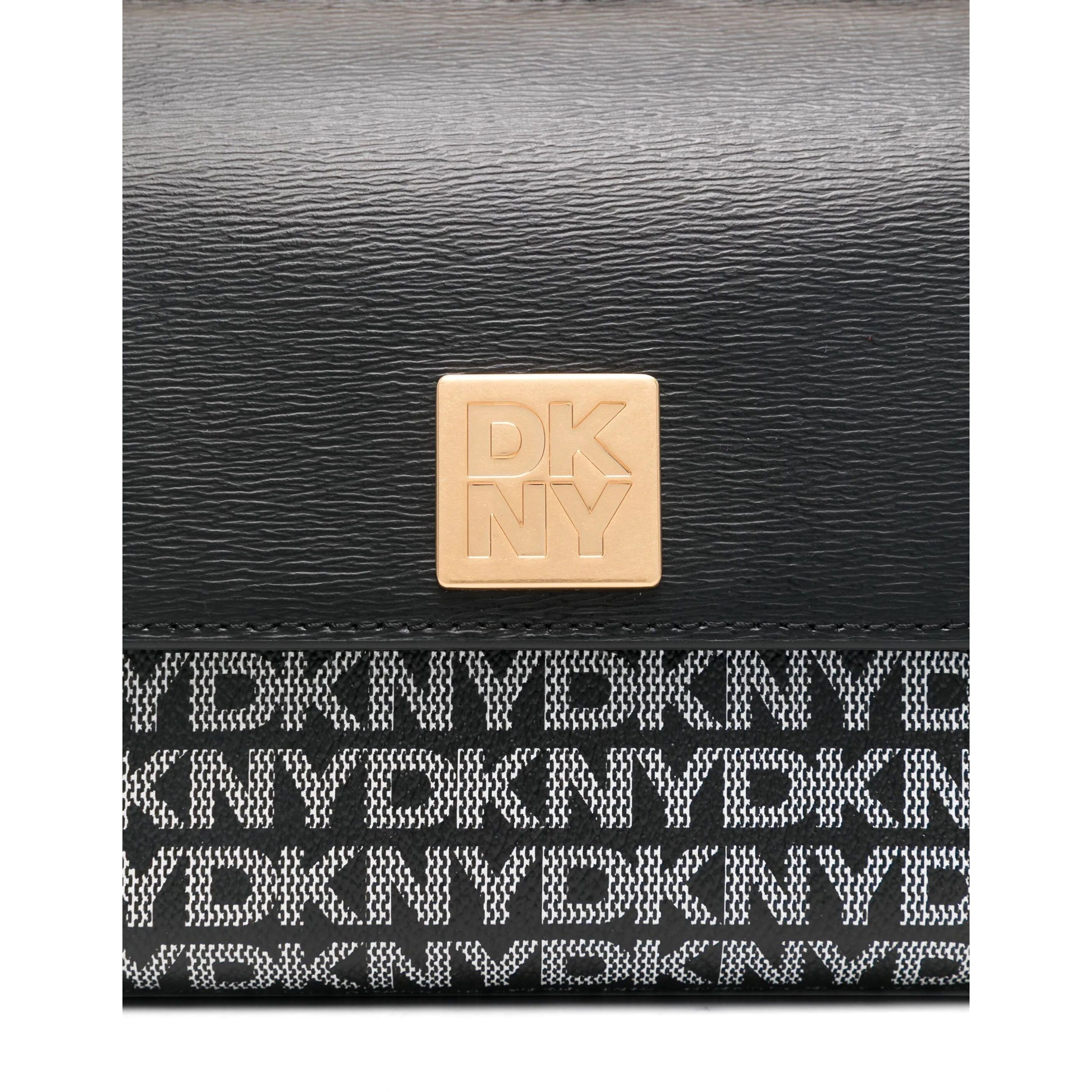 DKNY Rankinė per petį moterims, Juoda, Mona flap crossbody 3