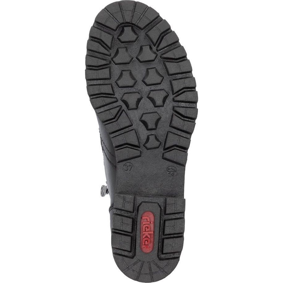 RIEKER Aulinukai moterims, Juoda, Ladies mid height boots 6