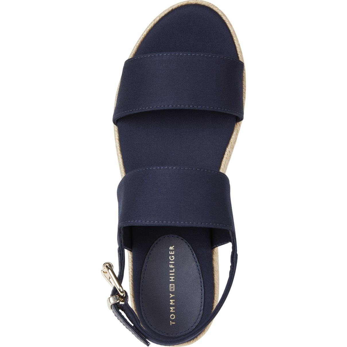 TOMMY HILFIGER Basutės moterims, Mėlyna, Mid wedge sandal 3
