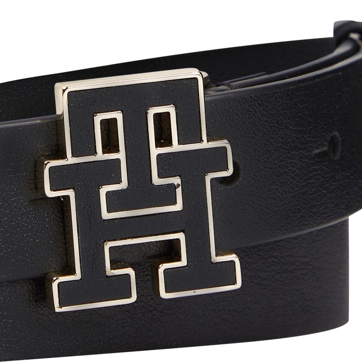 TOMMY HILFIGER Diržas moterims, Juoda, Logo inlay 2.5 belt 3