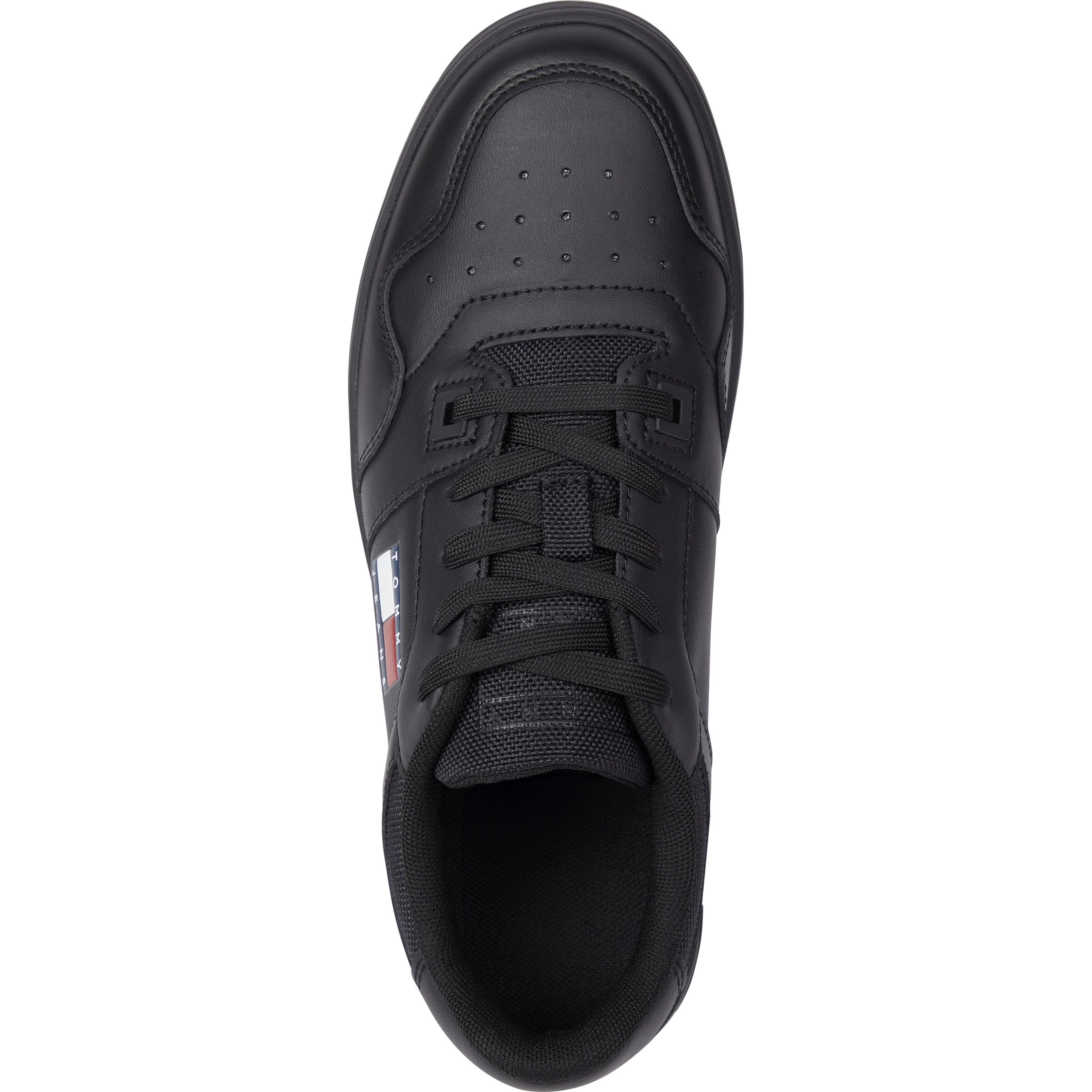 TOMMY JEANS Laisvalaikio bateliai moterims, Juoda, Retro basket leisure 3