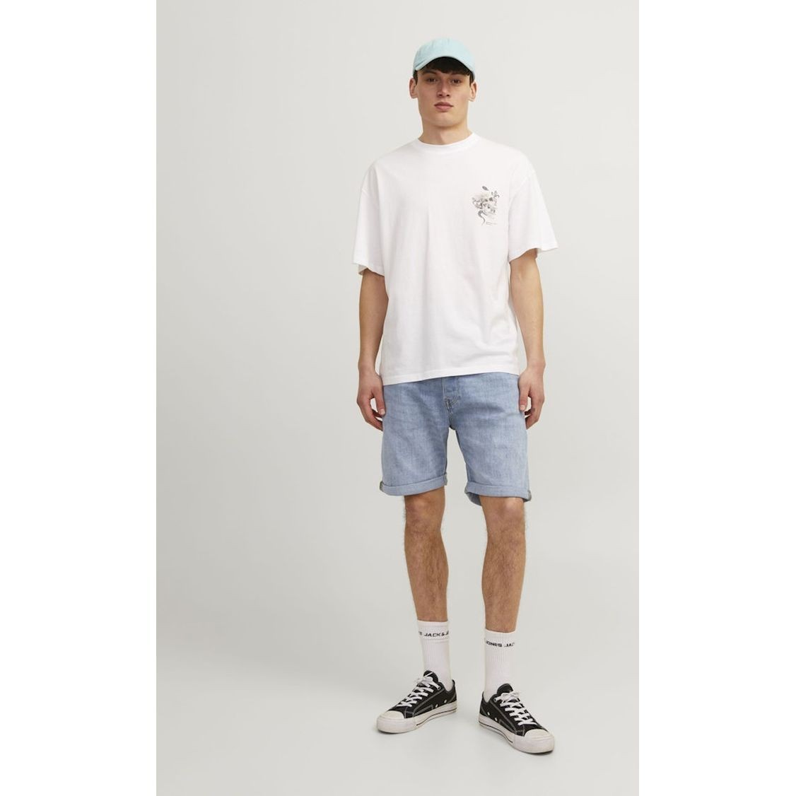 JACK & JONES Šortai vyrams, Mėlyna, Jjichris shorts 5