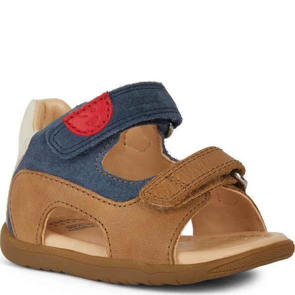 GEOX Basutės berniukams, Ruda, Sandal macchia 2