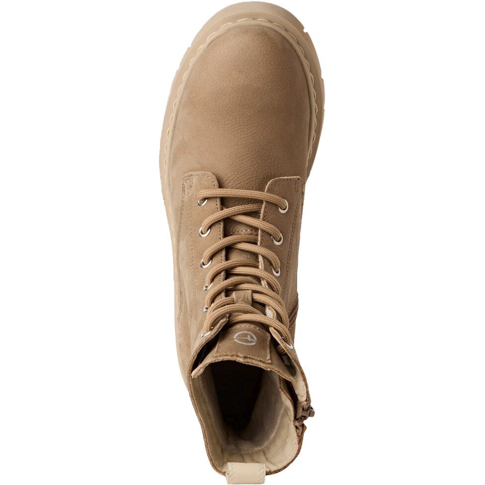 TAMARIS Auliniai moterims, Kūno, Lace boot flat 3