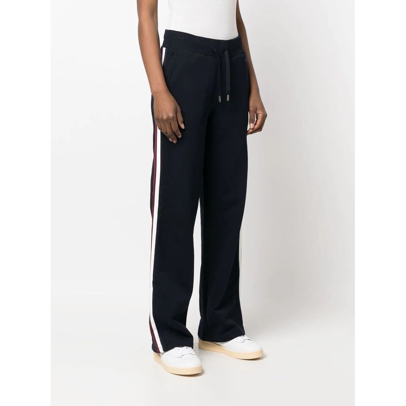 TOMMY HILFIGER Laisvalaikio kelnės moterims, Mėlyna, Brush terry regular sweatpants 3