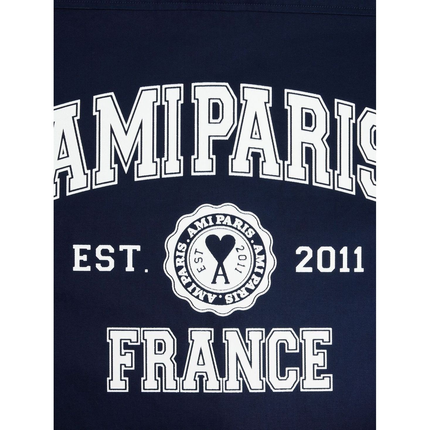 AMI PARIS Marškiniai ilgomis rankovėmis, Mėlyna, Ami paris overshirt 2