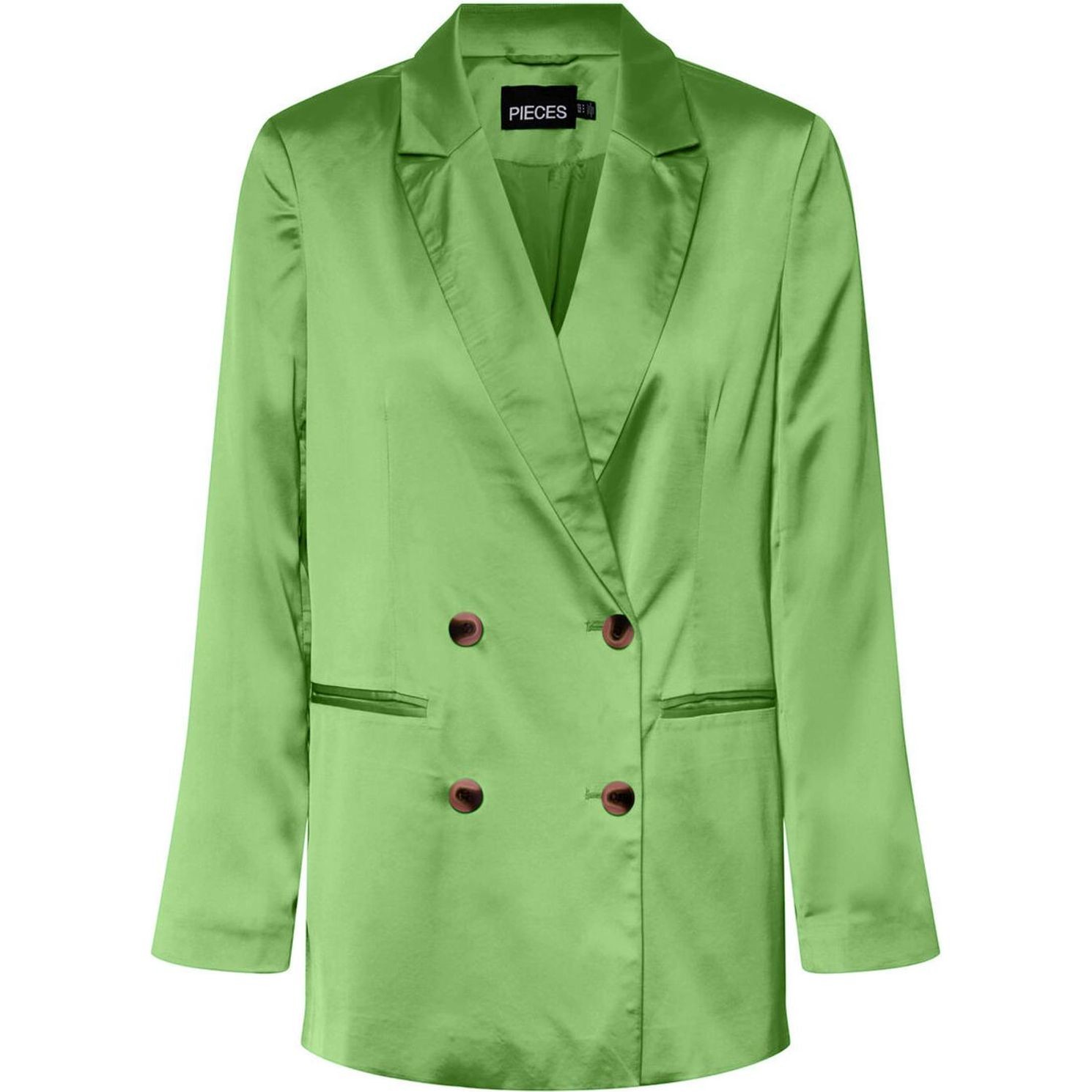 PIECES Švarkas moterims, Žalia, PCMASJA LS BLAZER 1