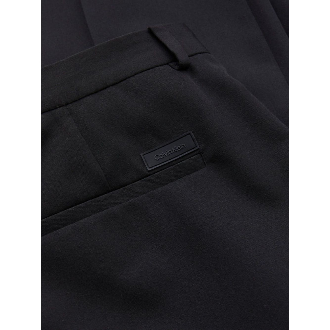 CALVIN KLEIN Laisvalaikio kelnės vyrams, Juoda, Rich travel wool cargo pants 4