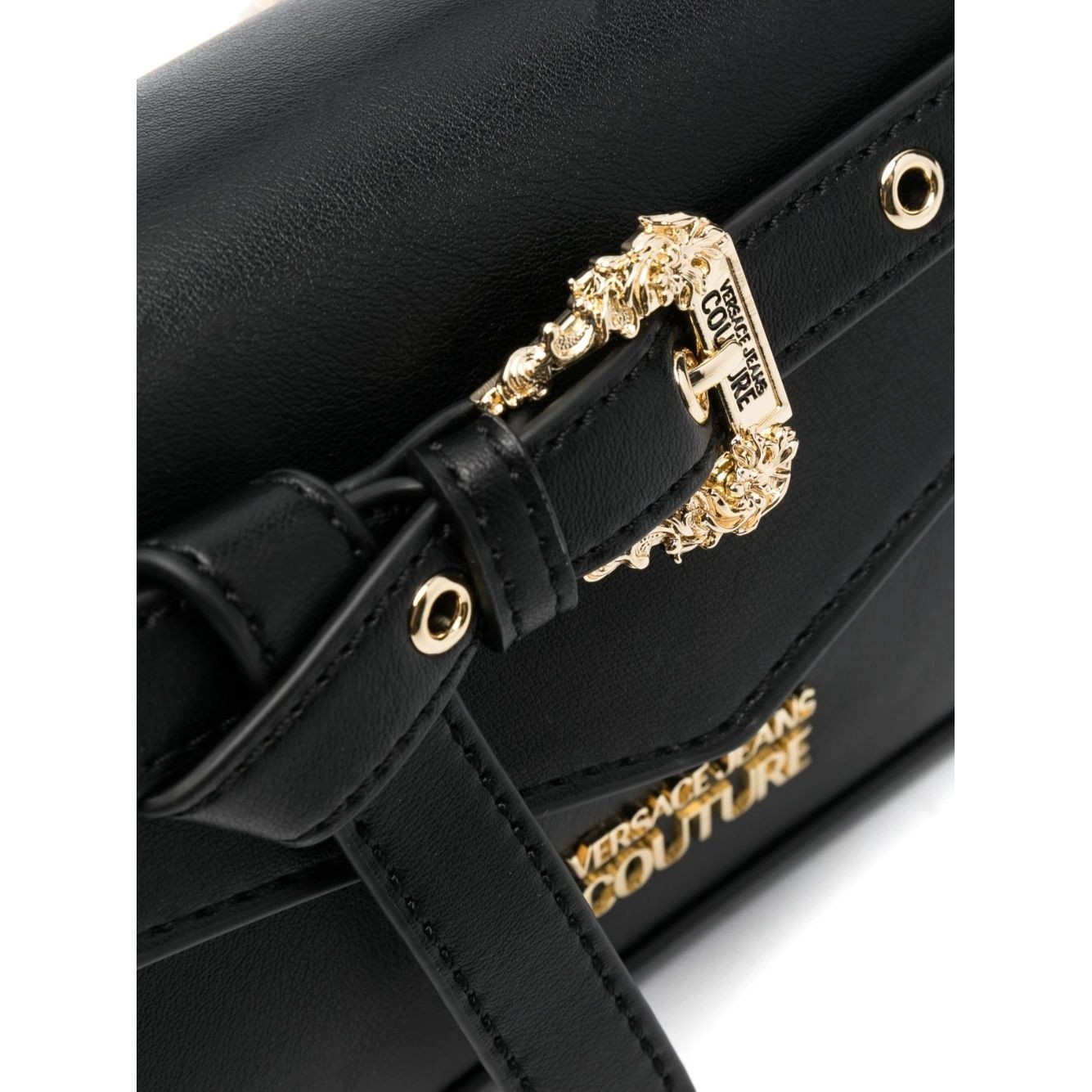 VERSACE JEANS CUTURE Rankinė per petį moterims, Juoda, Range f - special crossbody 3